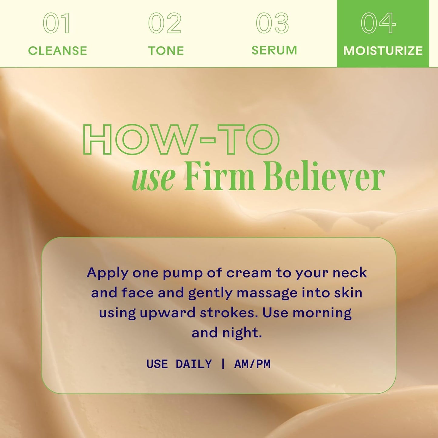 Three Ships Firm Believer Smoothing Neck Cream with Goji Stem Cell- Firms + Lifts to Reduce Appearance of Fine Lines, Face Moisturizer (40g)