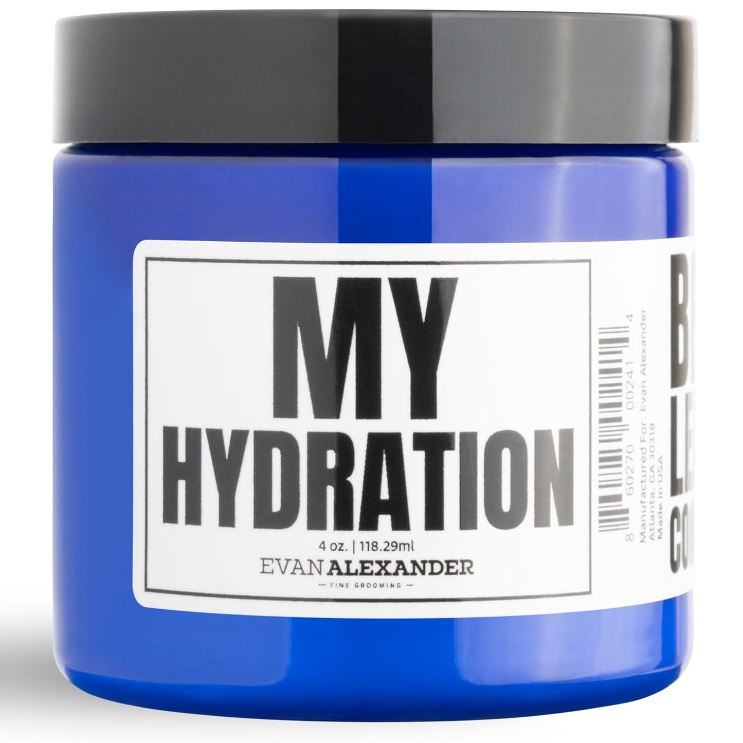 Evan Alexander Fine Grooming MY Hydration Beard Leave-In Conditioner for Men - 4 oz, Hydrates, Softens, Eliminates Dryness, Tames Frizz, Promotes Healthy Beard Growth