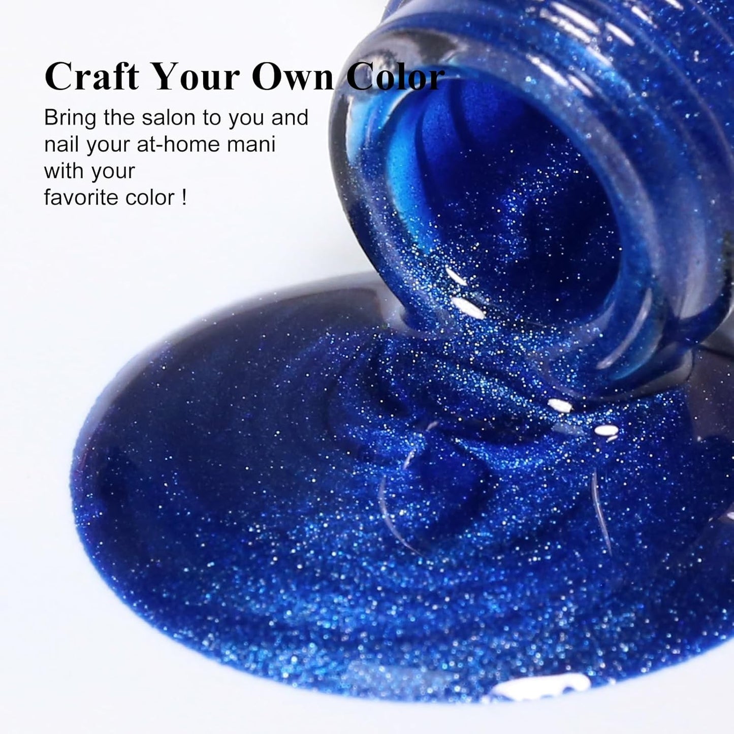 Imtiti Blue Cat Eye Gel Nail Polish, Moonlight Sea Blue Holographic Crystal Diamond Glitter Magnetic UV Soak Off Gel Nail Polish with Magnetic Stick (0.34 Fl Oz-948)