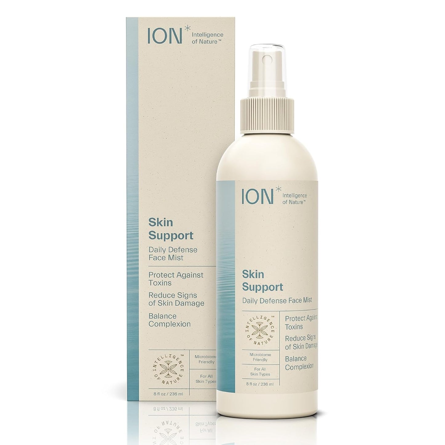ION* Intelligence of Nature Skin Support | Skincare for Anti-Aging, Healthy Skin & Hydration to Defend Against Toxins, Reduce Redness, Improve Skin Microbiome (8 oz.)