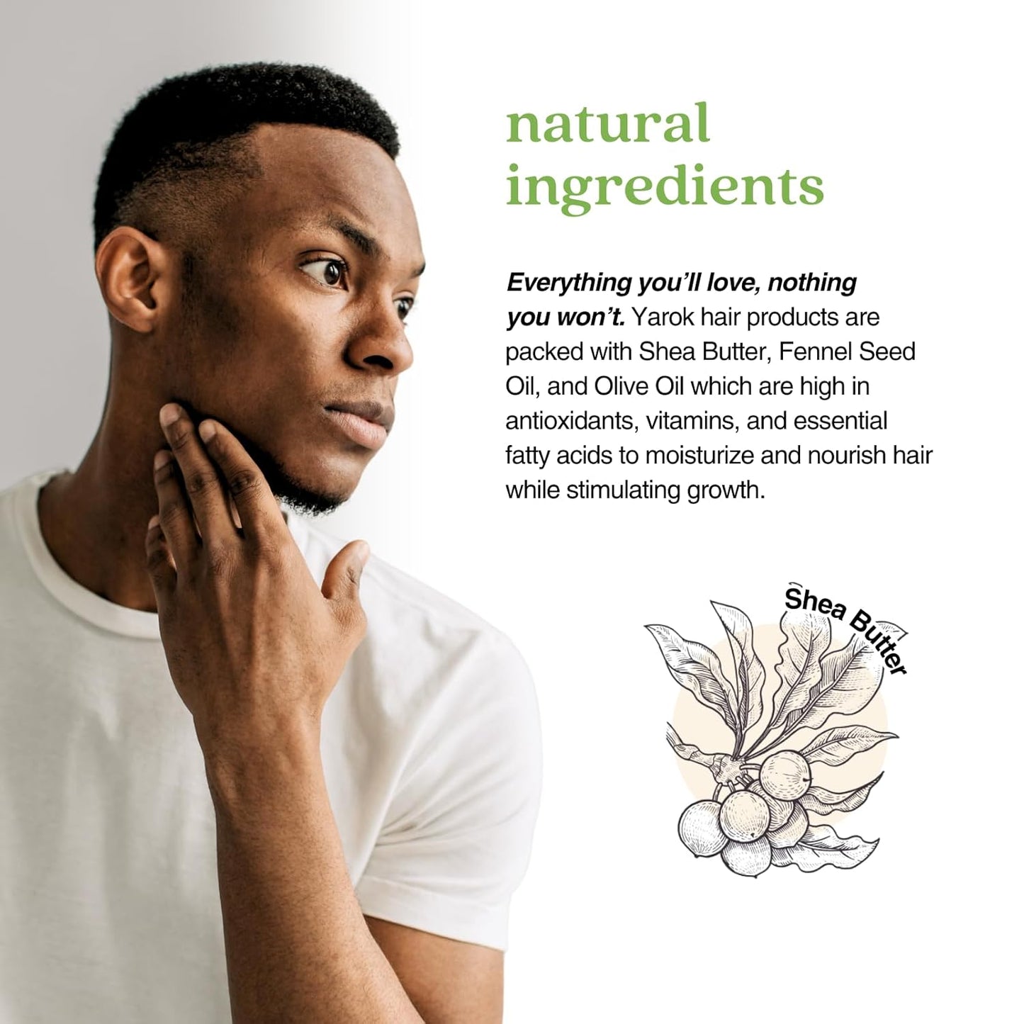 Yarok - Feed Your Hair Styling Pomade - Style, Volumize & Texturize - Firm Hold Whipped Pomade - Moisturizing Frizz-Control - Adds Shine - 100% Vegan - Gluten, Sulfate, Paraben & Cruelty Free - 1.69oz