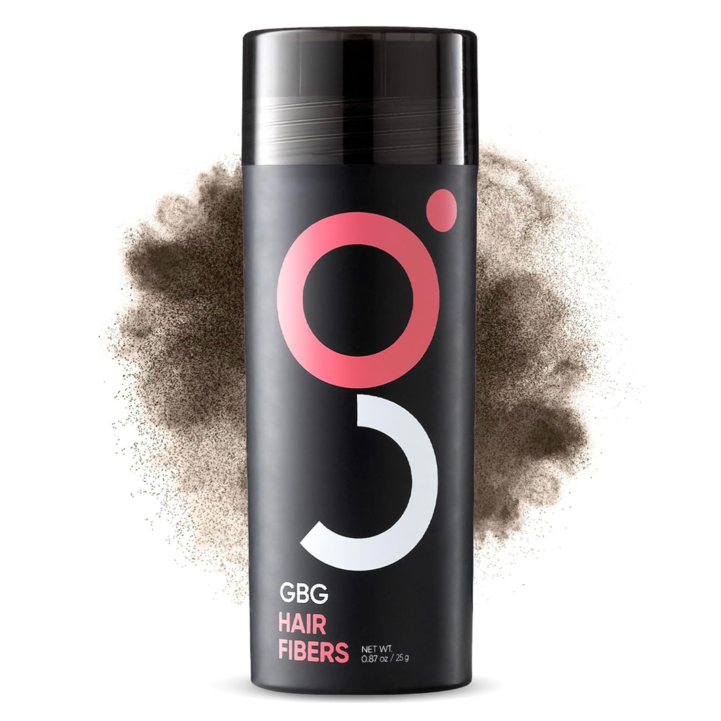 GBG Hair Fibers for Thinning Hair & Bald Spots (Medium Brown) - 25g Bottle - Conceals Hair Loss - Instant Cover Up & Volume in 30 Seconds, Hair Powder for Women & Men - Cruelty Free