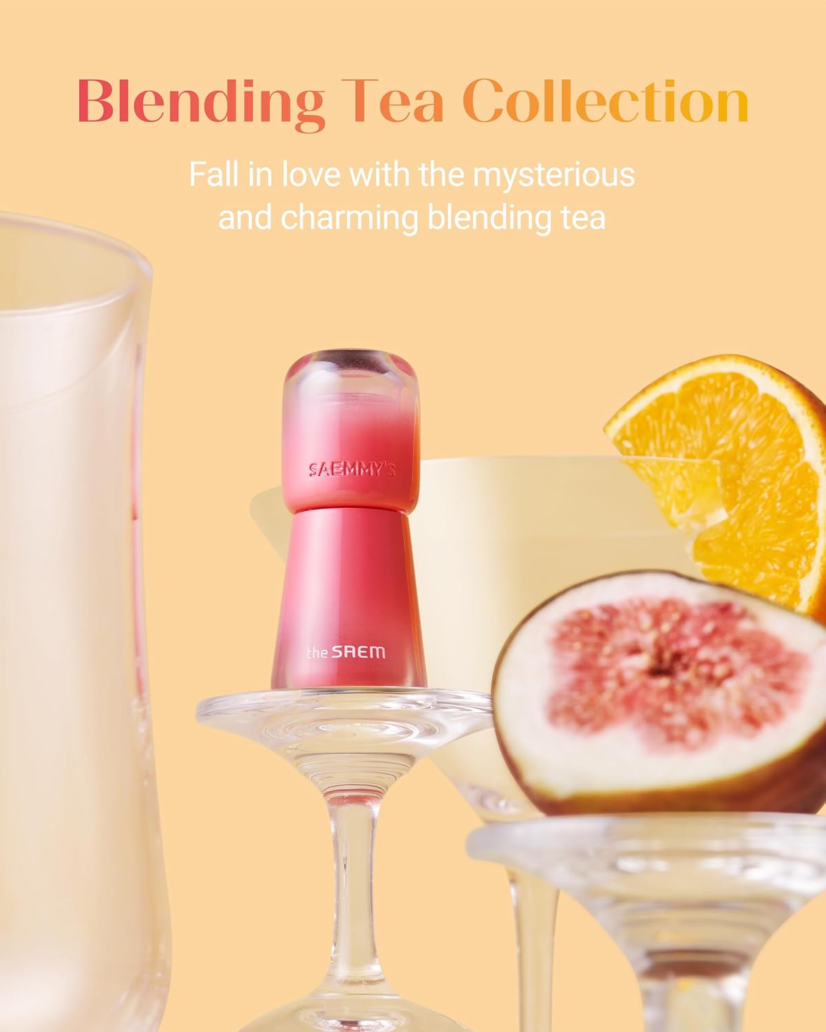 THESAEM Saemmy's Ade Shot Tint - Korean Lip Titnt, Water Gel Lip Stain with Plump Glowy Moisturizing Finish, Buildable Radiant Gloss, Long-Lasting Comfort, 0.1 fl.oz. (05 Rose Hibiscus)