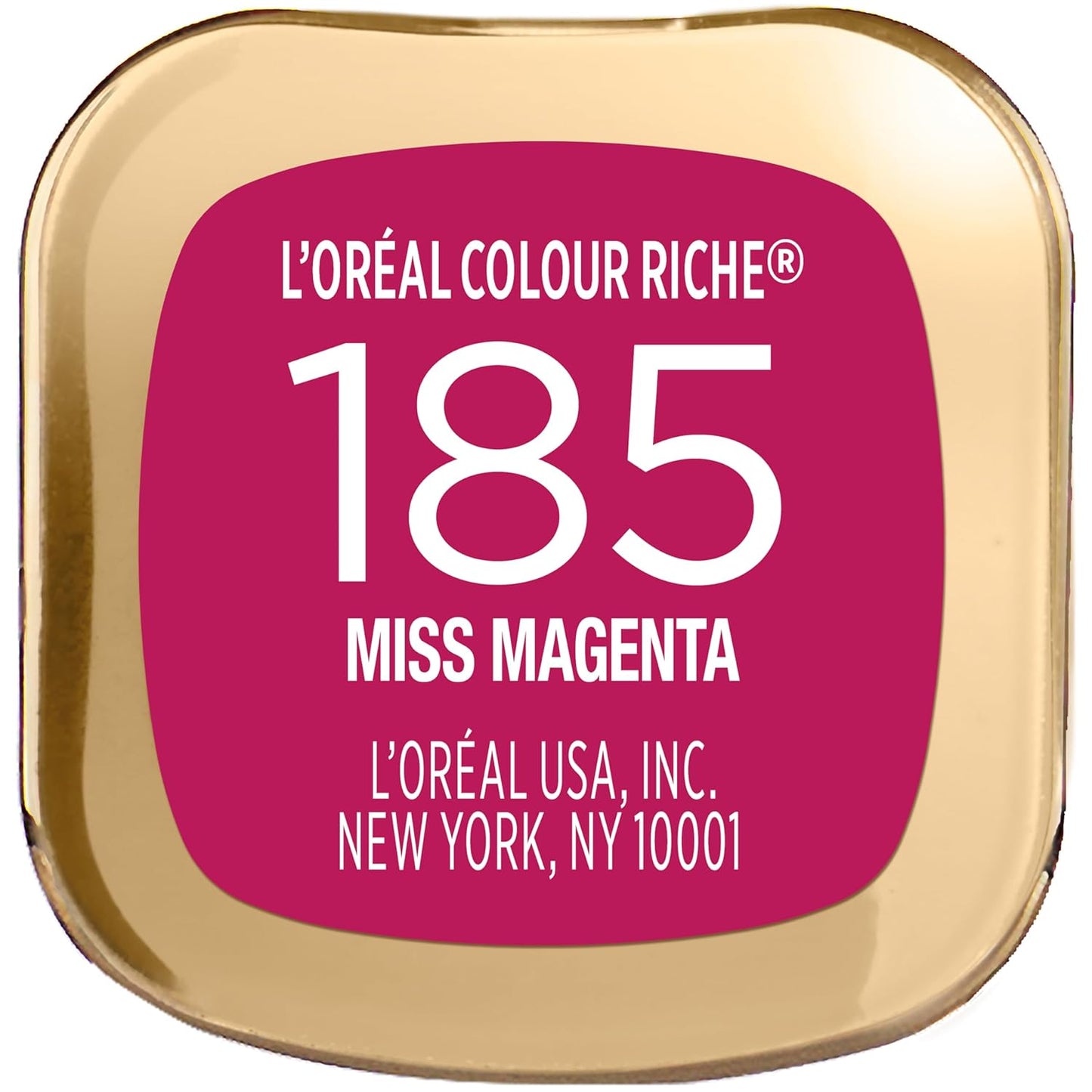L'Oreal Paris Colour Riche Original Creamy, Hydrating Satin Lipstick with Argan Oil and Vitamin E, Miss Magenta , 1 Count