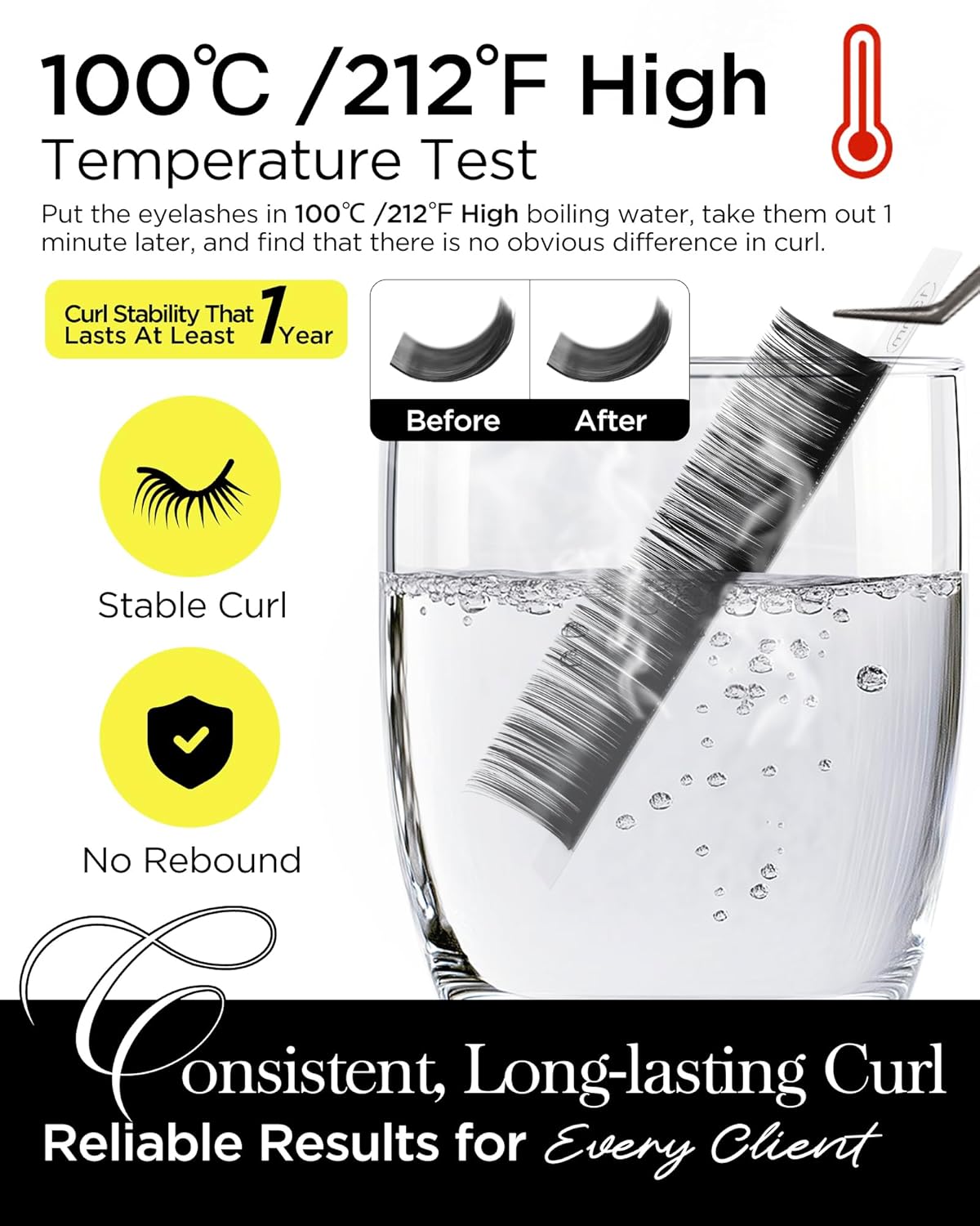 BEYELIAN Eyelash Extension 0.07 D+ Curl 7-15mm Mixed Tray Easy Fan Lash Extensions Volume Lashes Professional Use Natural Matte Black (0.07 D+ 7-15mm Mix)