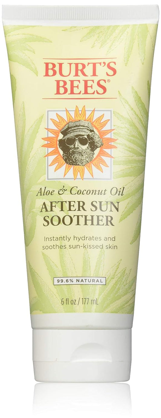 Burt's Bees Aloe & Coconut Oil After Sun Soother 6 oz (Pack of 3)