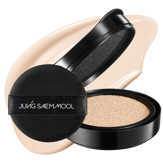 [JUNGSAEMMOOL OFFICIAL] Essential Skin Nuder Cushion (Fair) | Refill | Natural Finish | Buildable Coverage | Makeup Artist Brand