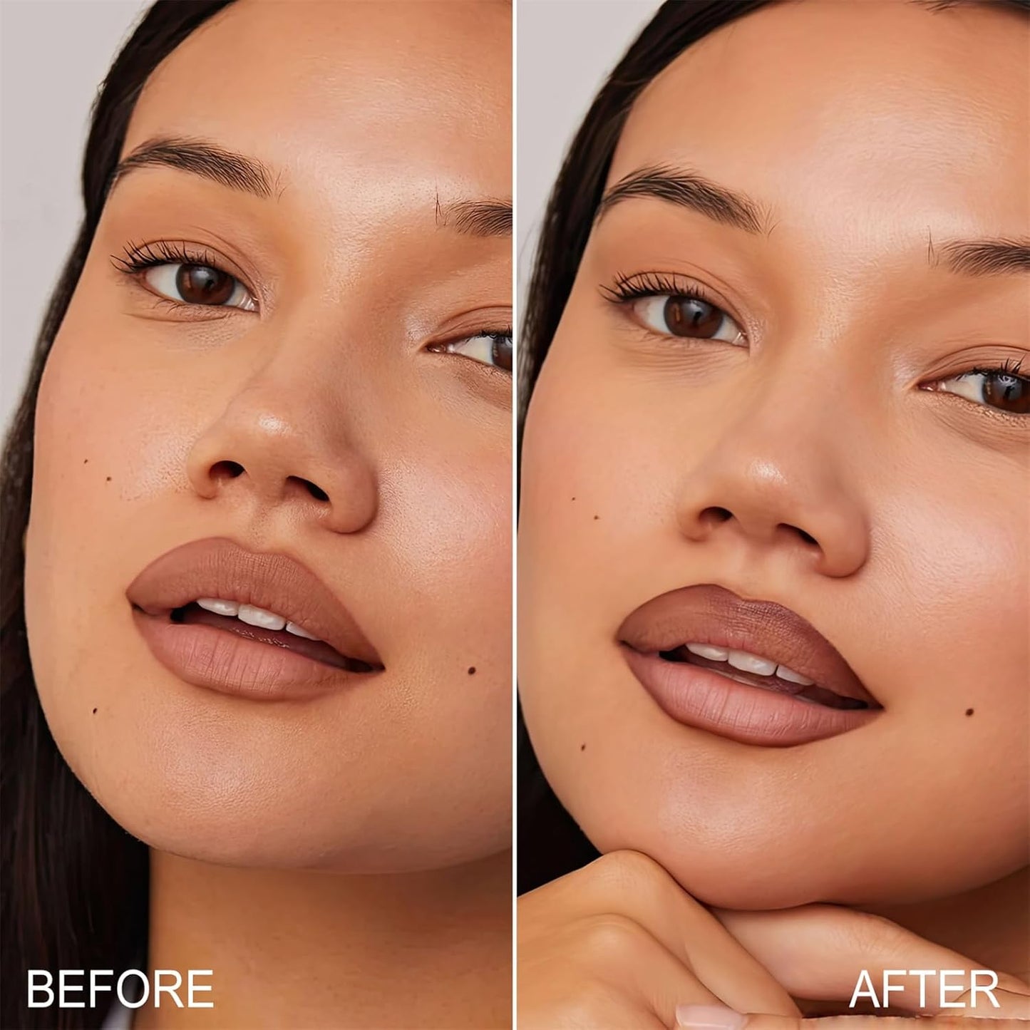 OETUIOW Lip Tint Stain Peel Off - Waterproof Lip Liner Stain, Moisturizing Long-Lasting Lip Stain, Create A Natural Lip Color, Enhancing Complexion for All Skin Types (Nude, 0.12 Fl Oz (Pack of 1))