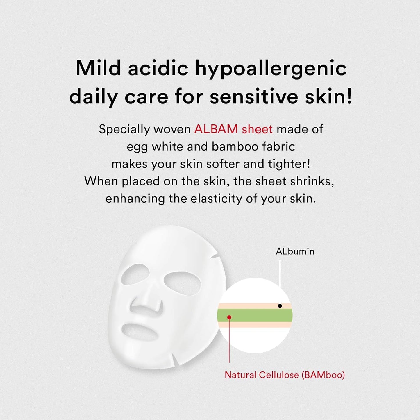 Abib Mild acidic pH sheet mask Heartleaf Fit 30ml (10pcs)