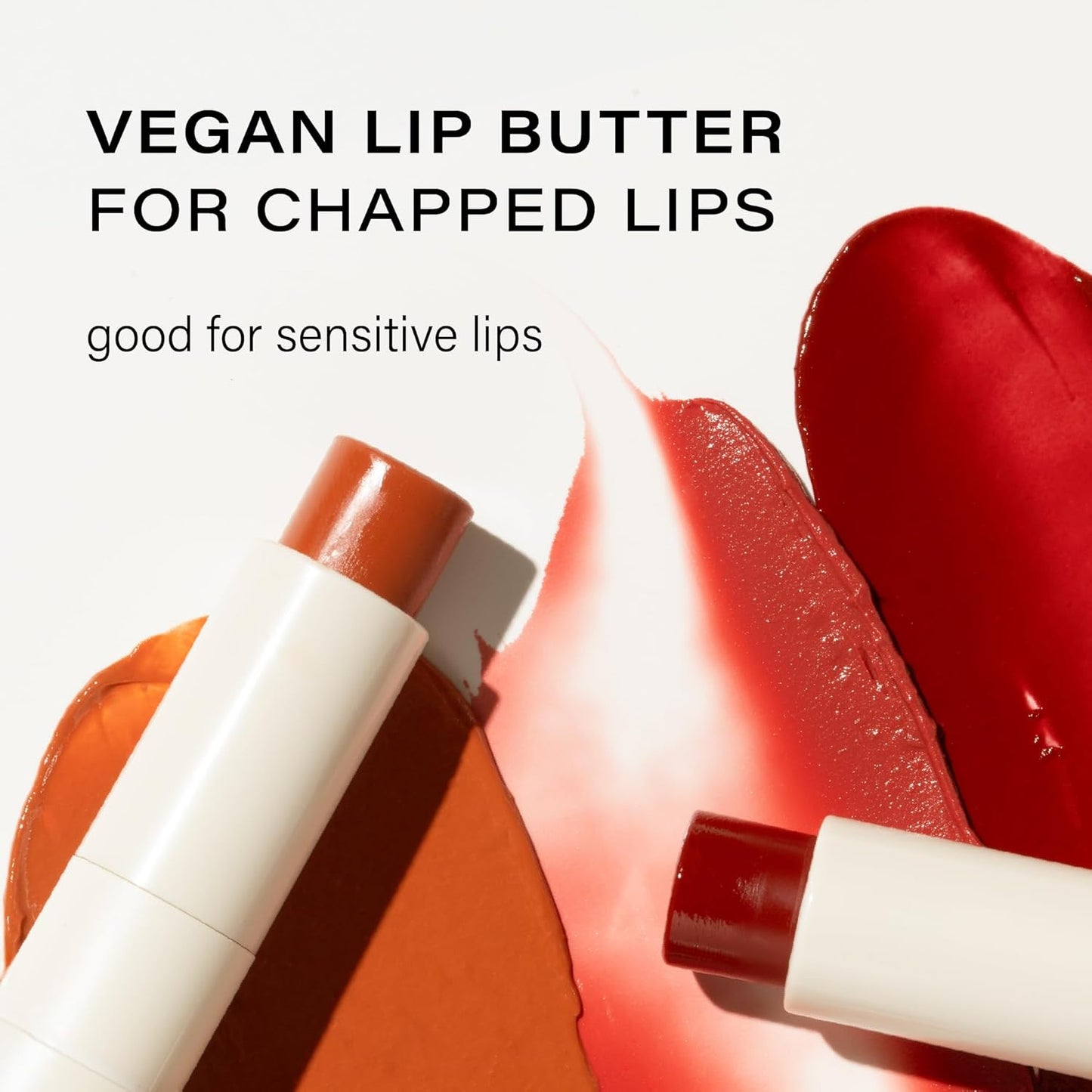 Melixir Vegan Lip Butter (12 Colors), Hydrating Tinted Lip Balm Stick, Bee-Free, Petrolatum-Free, Plant-Based, Moisturizes Dry & Chapped Lips With Shea Butter, Sheer, Natural Finish - #02 Nudy Rose