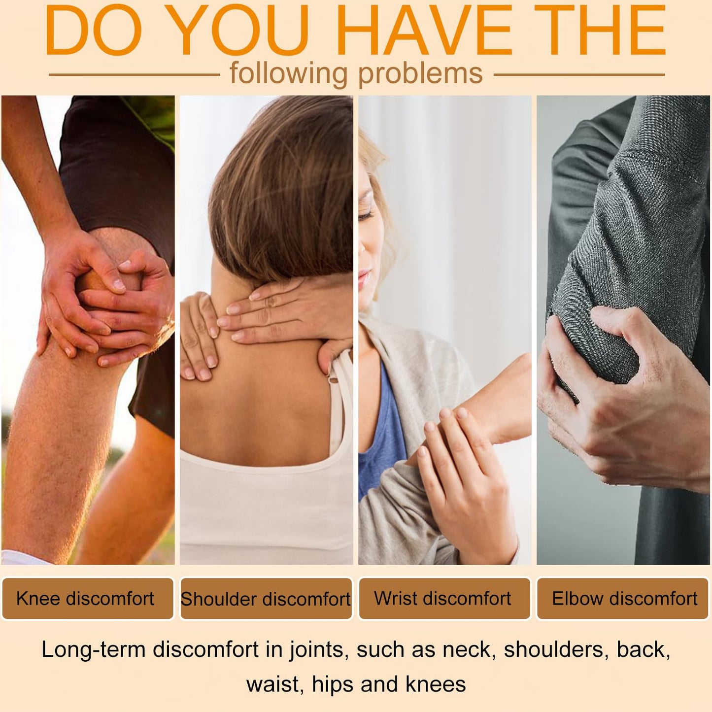 2Pcs Professional Bee Venom Joint,Bee Venom & Turmeric Cream,Natural Bee Venom Cream,Effective for The Back,Waist,Neck,Hands,Knees