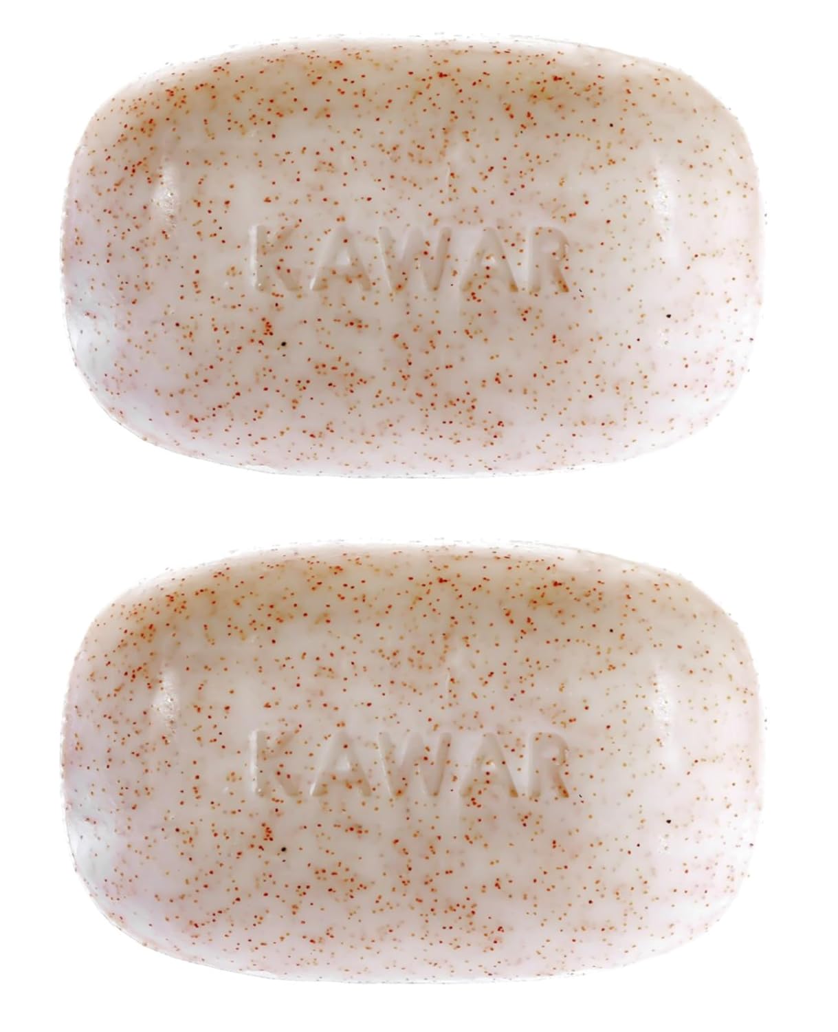 KAWAR Dead Sea Exfoliating Soap with Dead Sea Sand - Salicylic Acid, Magnesium Chloride, Shea Butter, Olive Oil & Tea Tree - Vegan Soap Bar for Men & Women, 4.2 oz (Pack of 2)