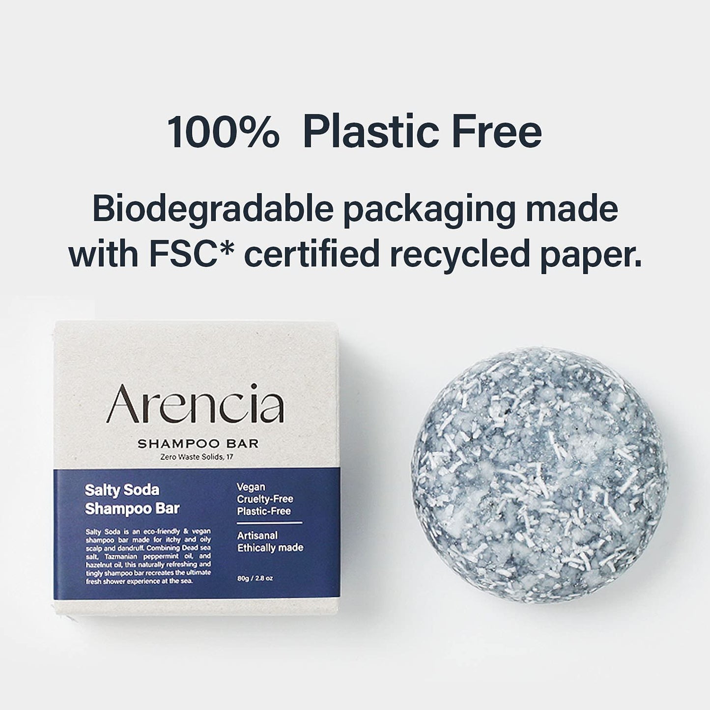 Salty Soda Shampoo Bar