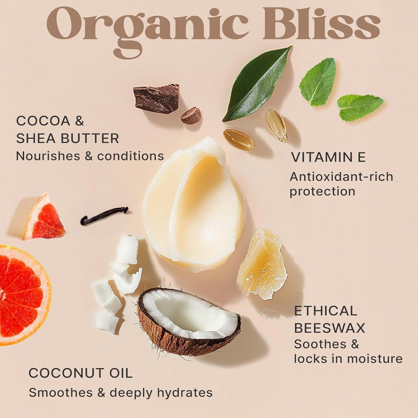 USDA Organic Lip Balm - USA Made with Natural Ingredients, 12 Pack Multi Flavor Lips Moisturizer, Moisturizing Lip Care, Beauty & Birthday Gifts, Moisturizer Chapstick Bulk Care for Dry Lips