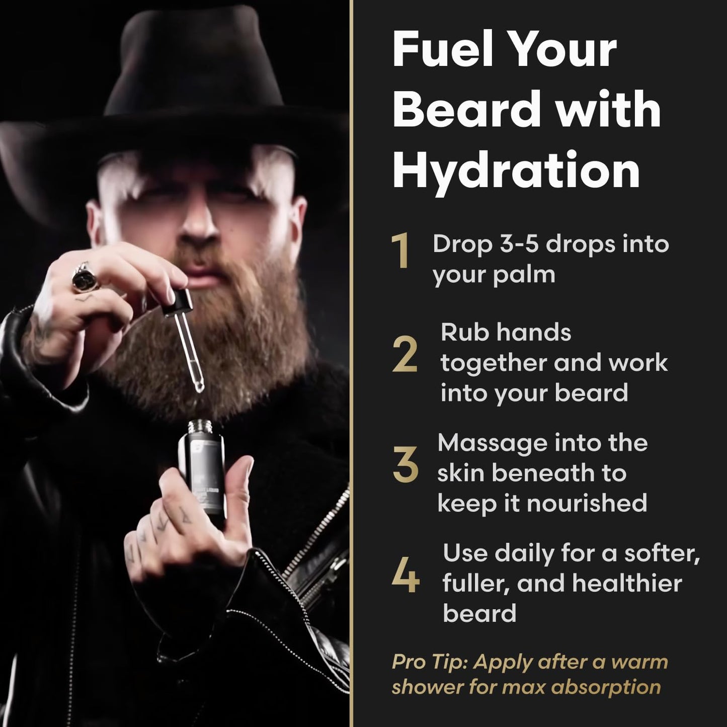 The Beard Struggle Night Liquid Elixir Beard Oil - Silver Collection - Alfheim's Forests - Softens, Moisturizing, & Healthier Beard Growth - Vegan-Friendly Beard Growth Oil (1 Fl oz)