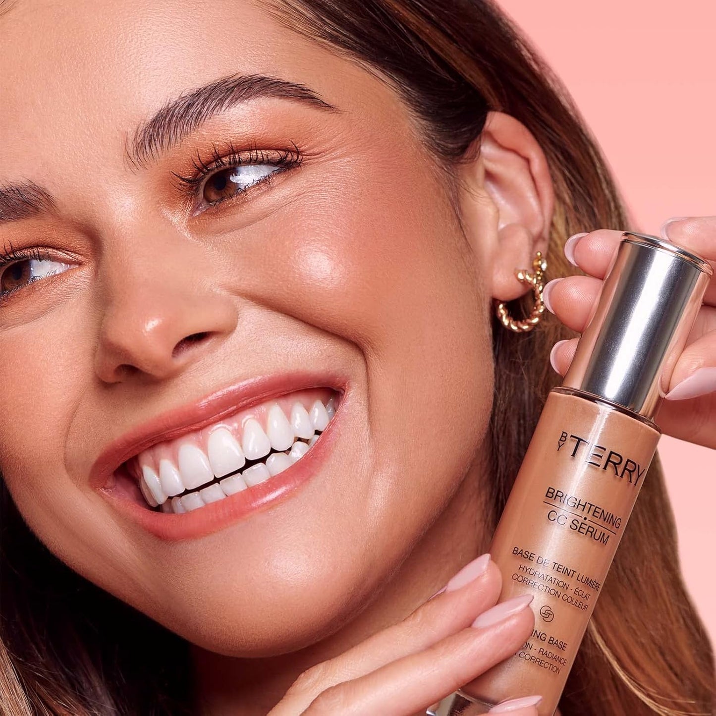 By Terry Brightening CC Serum, Hydrating, Brightening, Illuminating & Color Correcting Skin Primer For Your Face, Sunny Flash, 1 fl oz