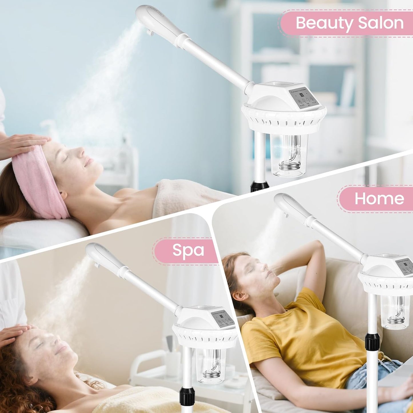 face Steamer Clean Skin Firming Pores and Moisturizing Suitable for a Beauty, Spa, at Home
