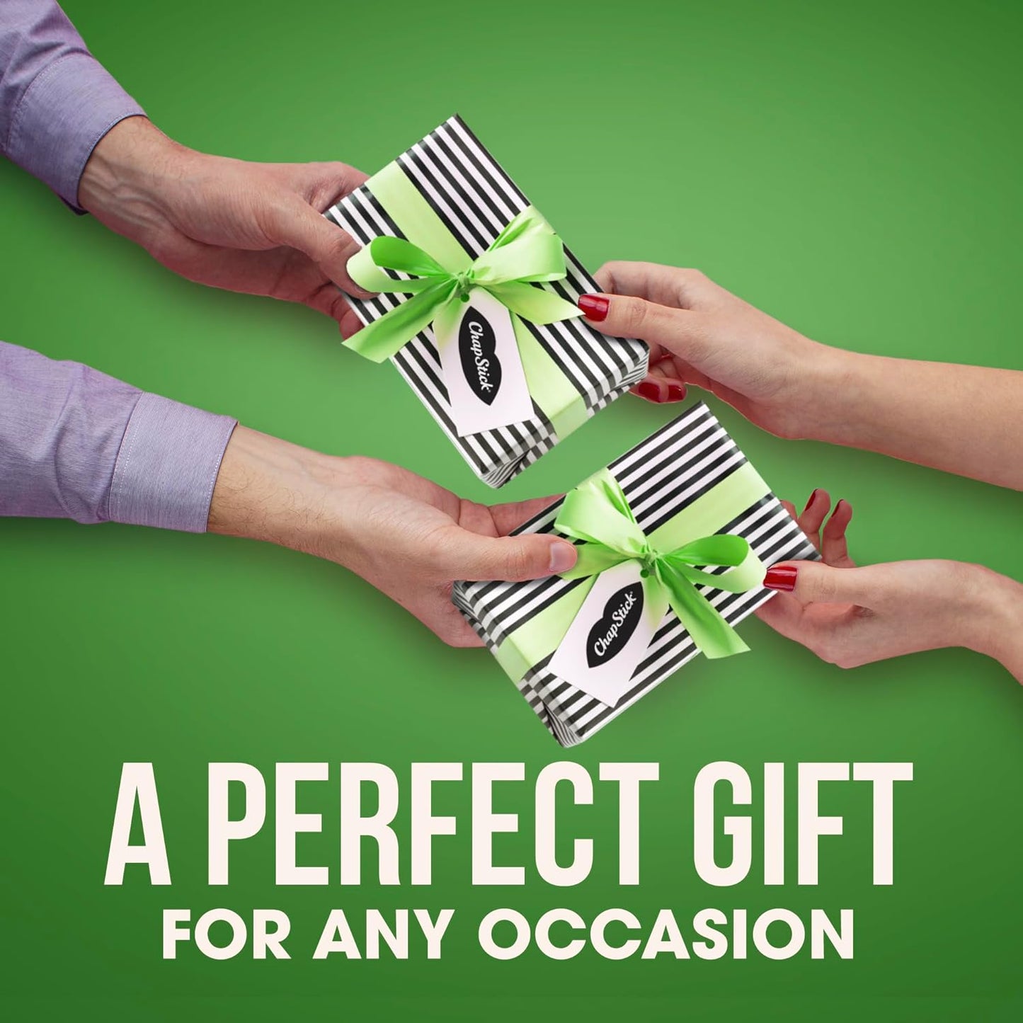 ChapStick Bulk Lip Balm, Classic Spearmint 12-Pack – Cool & Refreshing Lip Moisturizer for Dry Lips, 0.15 Oz Ea