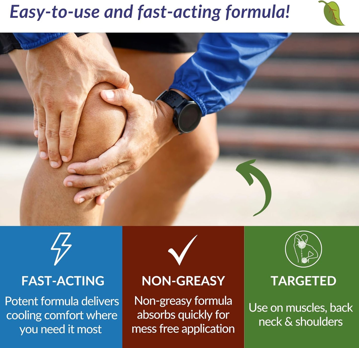 Taspen's Organics Magnesium No More Aches Cooling Cream - Muscle Relief- Sore Muscles & Post-Workout Recovery - Natural Comfort for Tension & Cramps - Made in USA (4 oz)