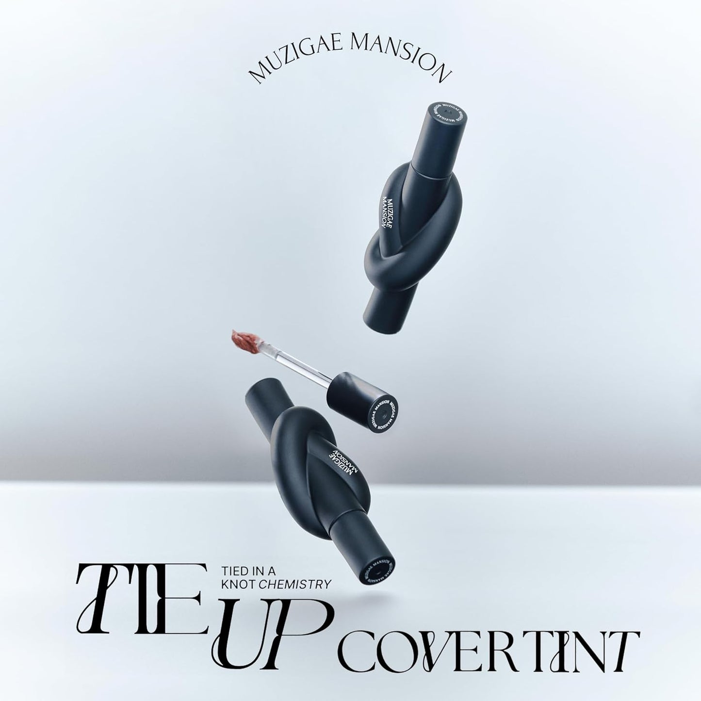 Tie Up Cover Tint - Waterproof & Long Lasting Lip Stain for Women - Korean Base Nude Tint Stick - Kbeauty Matte Gloss - Mood Color Changing (03 PINK STEP, 0.2 Fl oz)