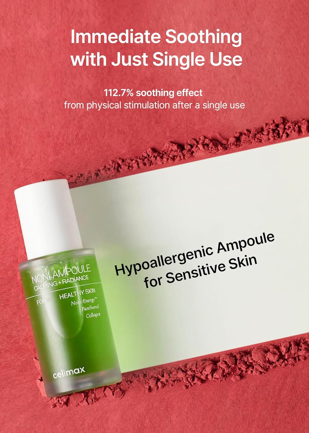 celimax Noni Energy Ampoule 50ml | with Noni Extract, Hydrating, Moisturizing & Soothing Serum for Wrinkles & Fine Lines, Mild Ampoule For Face