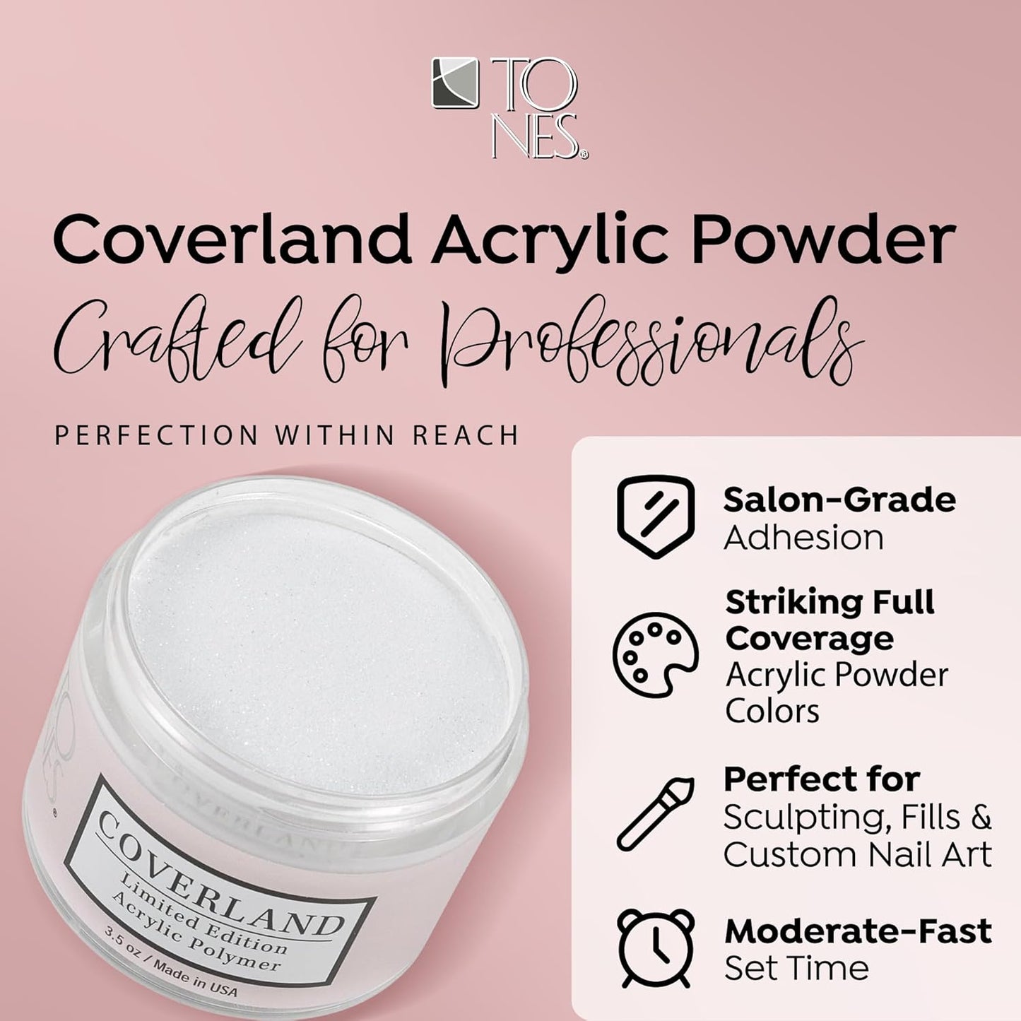 Coverland Acrylic Powder 3.5oz "Naughty" - Limited Edition