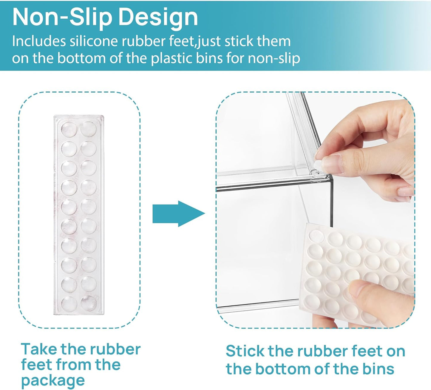 Vtopmart 12 Pack Clear Small Stackable Storage Drawers,Acrylic Bathroom Makeup Organizer,Plastic Storage Bins For Vanity, Undersink, Kitchen Cabinets, Pantry, Home Organization