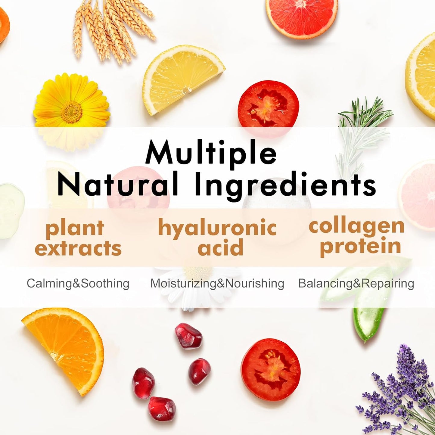 70 Pack Sheet Face Masks Skincare, Hydrating Face Masks Suitable for All Skin Types, Bulk Facial Mask Gifts Set for Women Skin Care, Home Skincare Spa for Sensitive Skin