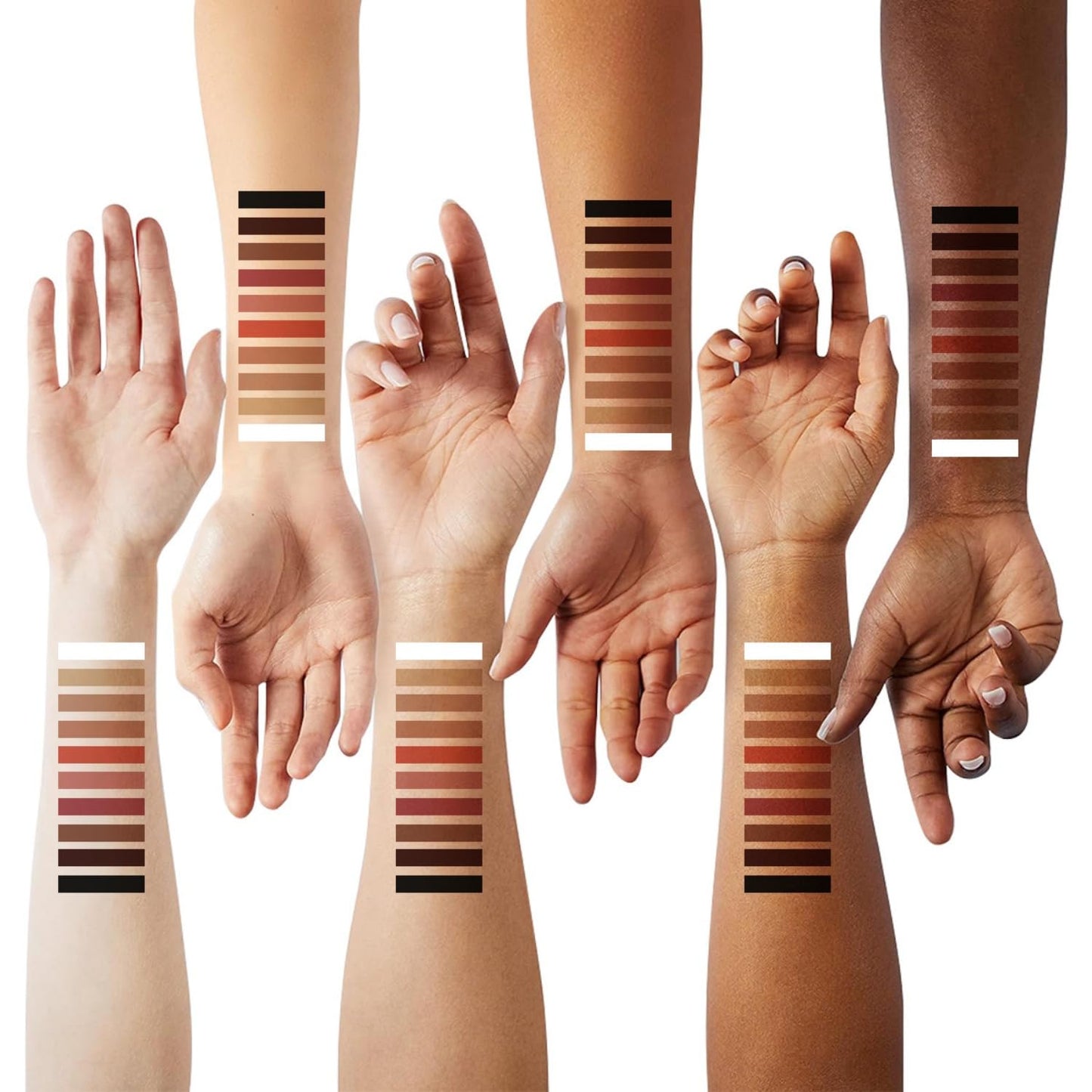 MAEPEOR Matte Liquid Eyeshadow 10 Colors Naked Smooth Creamy Eyeshadow Long Lasting and Waterproof Lightweight Cream Eye Shadow (P03 Oak)