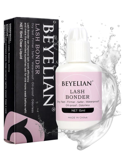 BEYELIAN Lash Bonder for Eyelash Extension, Lash Sealant, Super Bonder Longer Retention, Can Wash Face Free, Help Glue Bond Better, Glue Primer Accelerate Drying Time, Low Irritation, Water Oil Proof