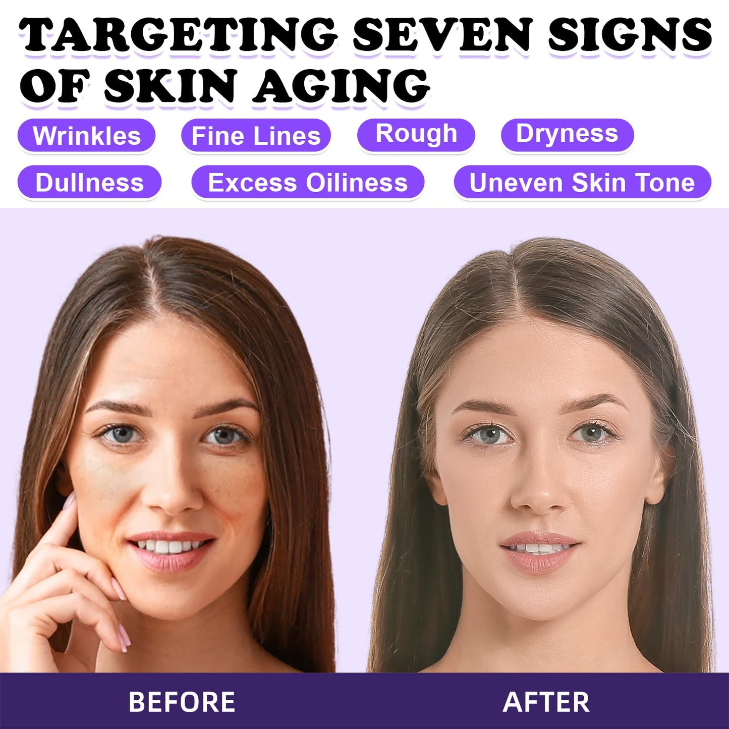 Retinol Serum for Face anti aging with Squalane Oil & Vitamin E Oil for Skin Care Night Repair Serum for Oily, Combination, Dry & Mature Skin for Daily Use 1Fl oz