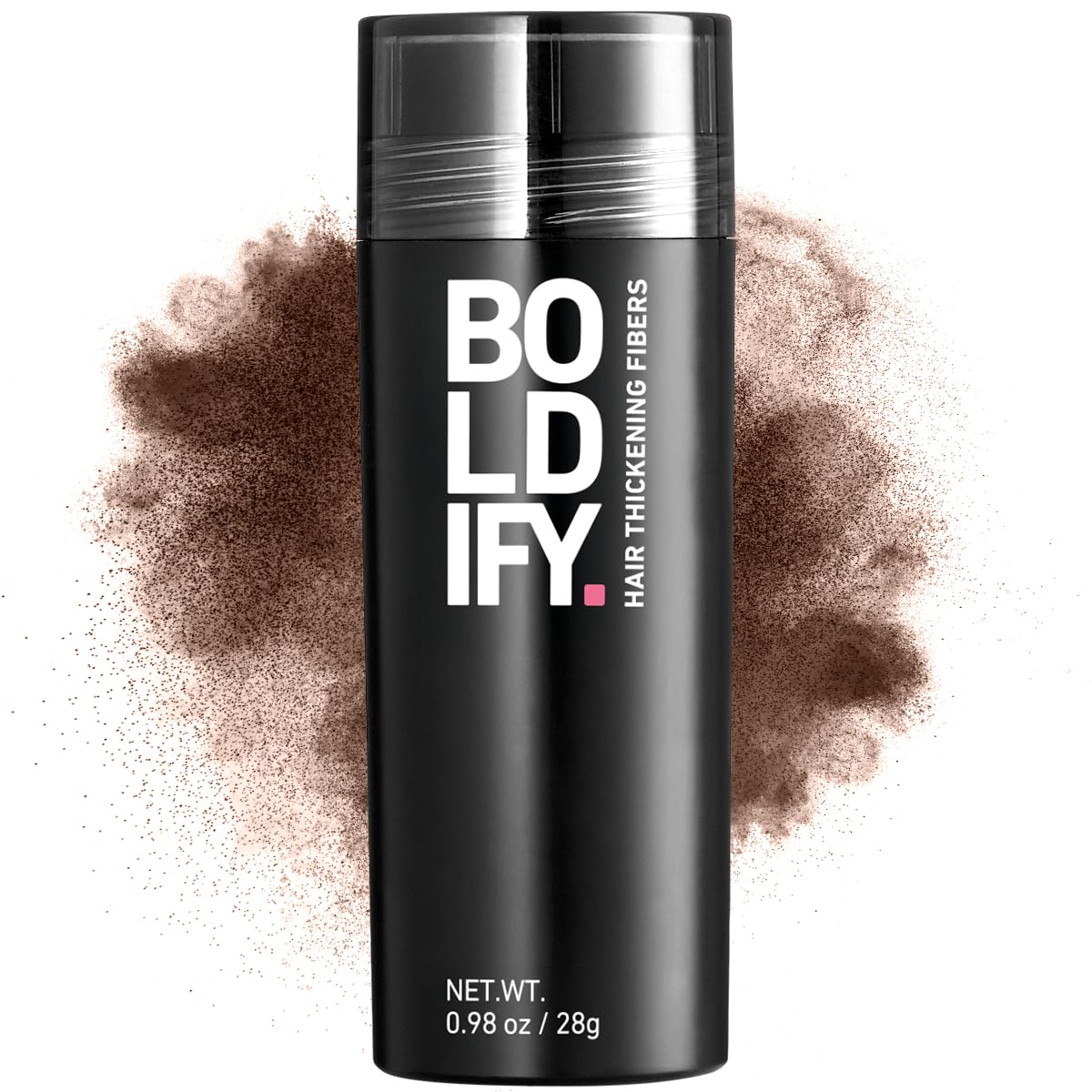 BOLDIFY Hair Fibers (28g) - Fill In Thinning and Fine Hair for an Instantly Fuller, Thicker Look - 14 Shades for Women & Men - Medium Brown
