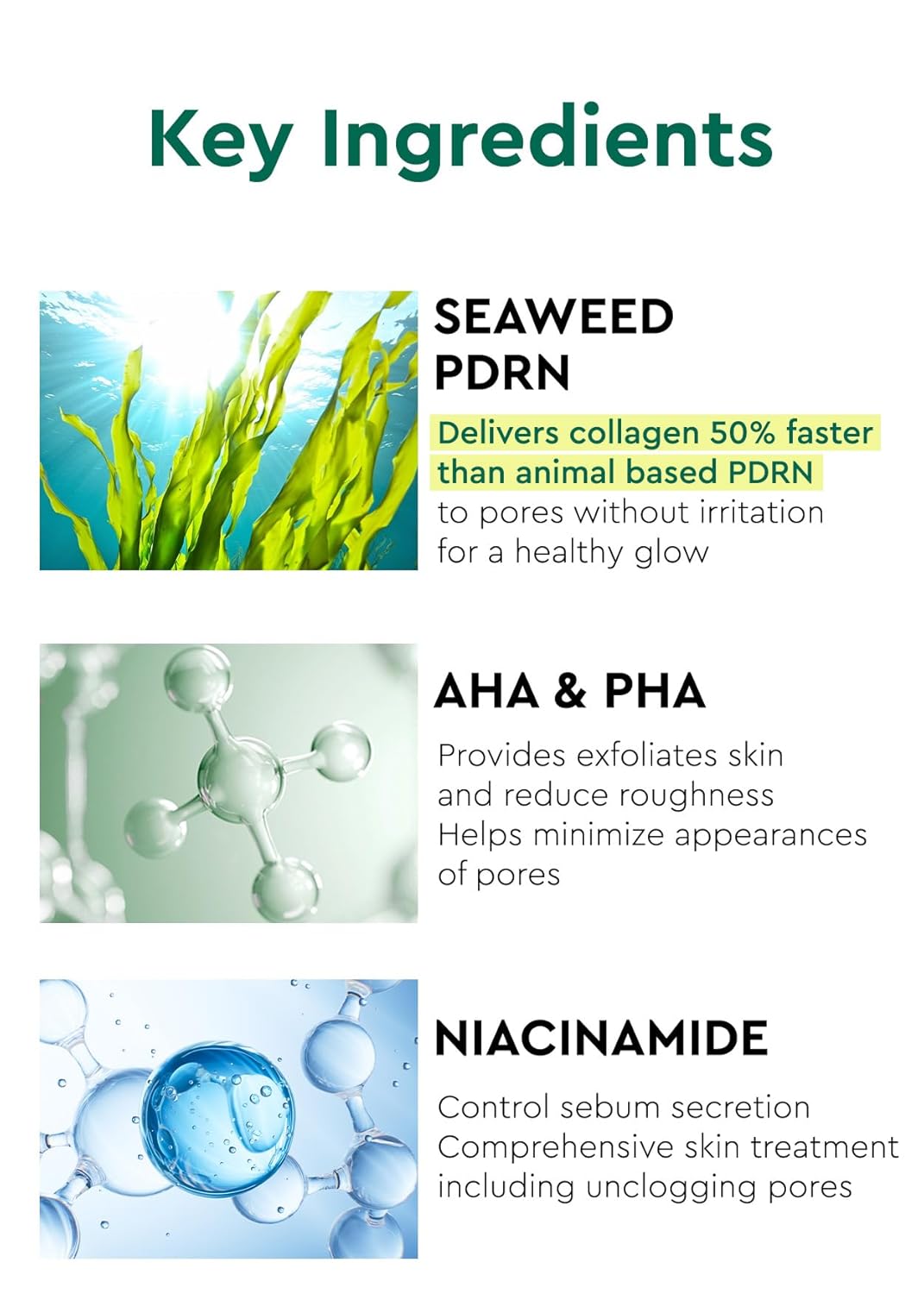 Bewants Seaweed PDRN Peel-Off Wrapping Jelly Mask 3.38 fl oz | Exfoliating Facial Mask with AHA BHA & Niacinamide | Pore Minimizing | Smoother Skin Texture | 1 Pack