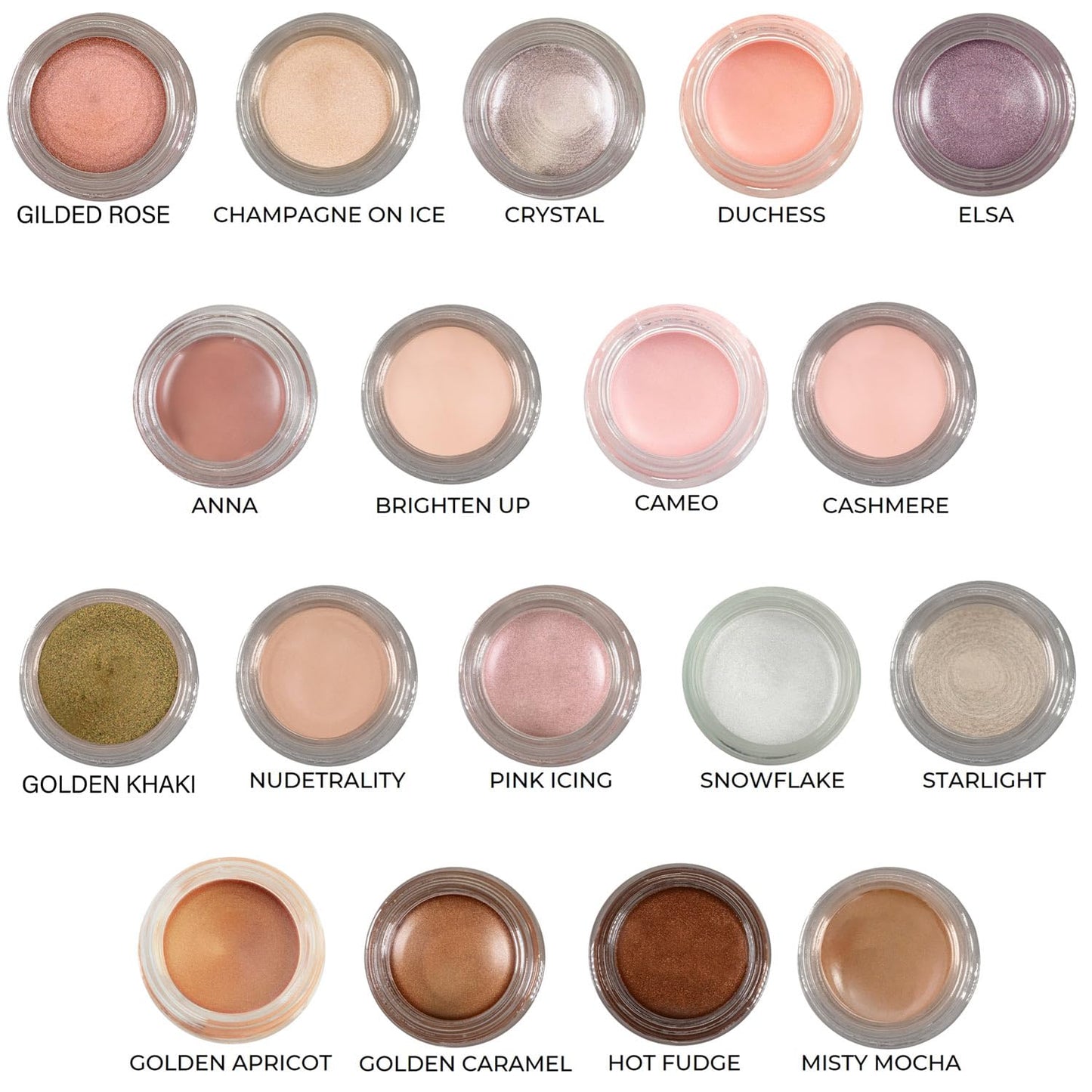 Mommy Makeup Any Wear Creme Eyeshadow - Waterproof, Crease-Proof, Long Lasting, High Pigment, Oil-free - Cream to Powder for Eyes, Cheeks & Lips (Golden Khaki)