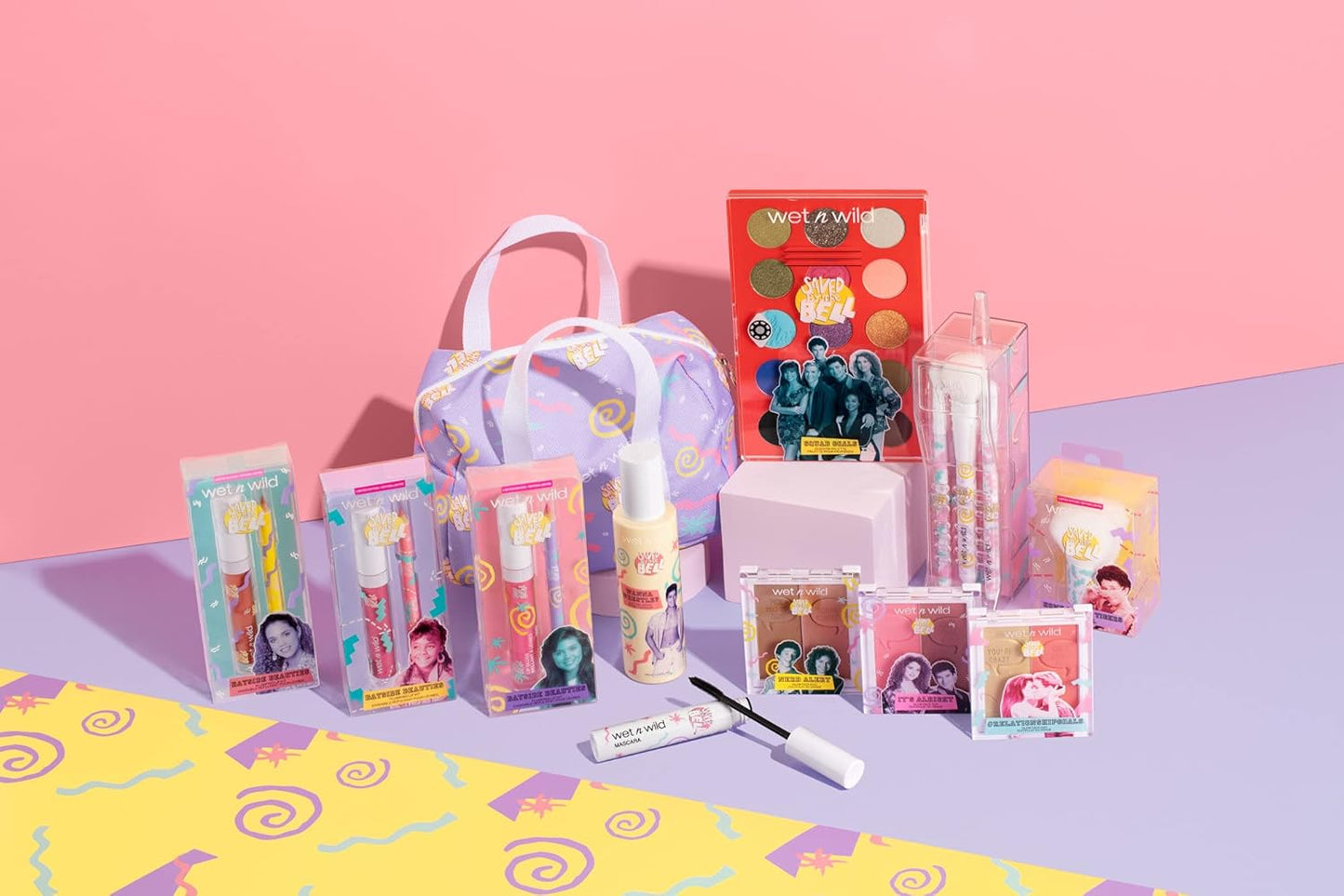 wet n wild Saved By The Bell Highlighter + Illuminator Glow Face Duo, Highlighter Makeup Powder, Illumniator Makeup Powder, Cruelty-Free Makeup, Relationship Goals,1114533 (Pack of 2)