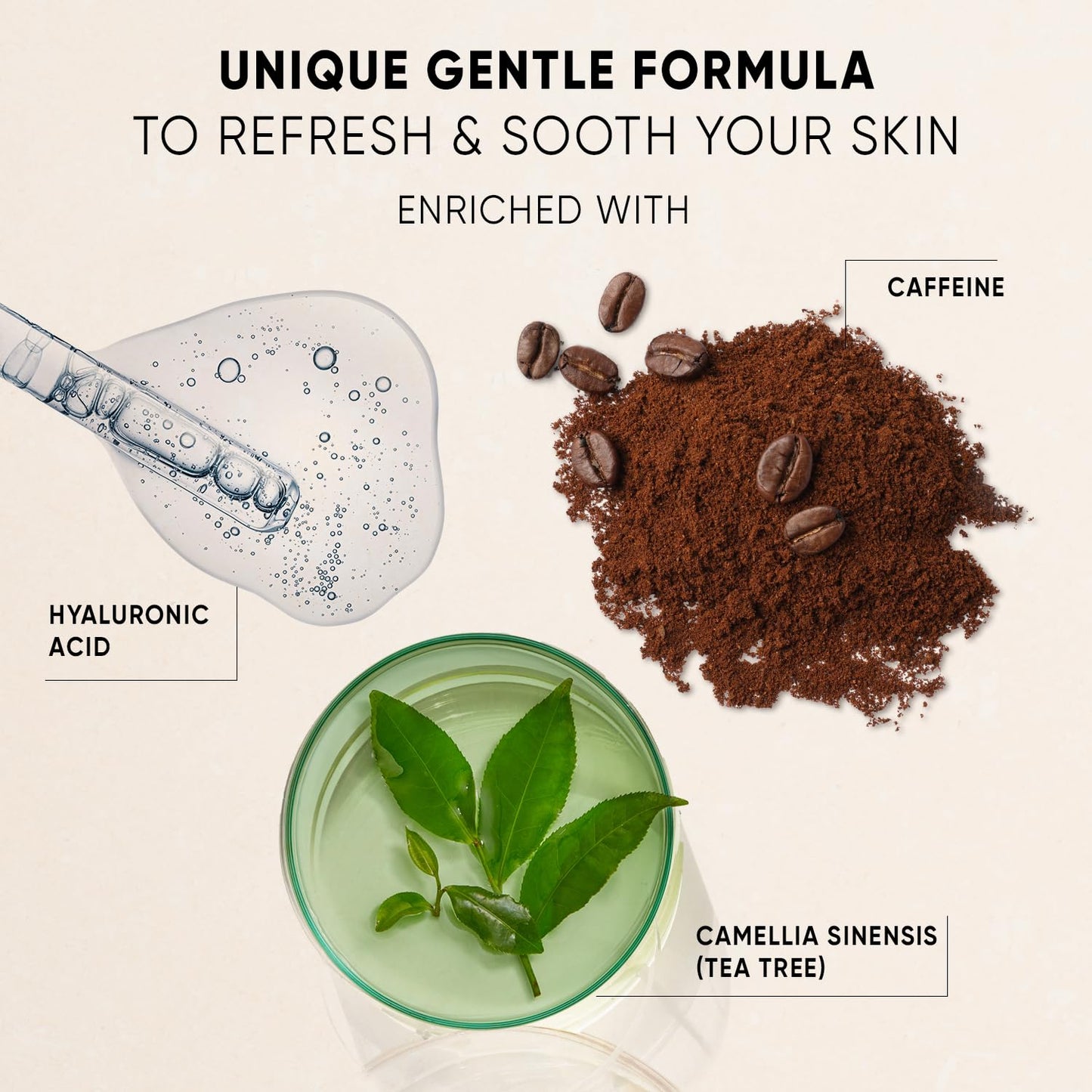 CÉLOR Under Eye Patches Premium - Golden Under Eye Mask Enriched with Hyaluronic Acid, Caffeine, Tea Tree & Collagen, under eye Patches for Women & Men (7 Pairs)