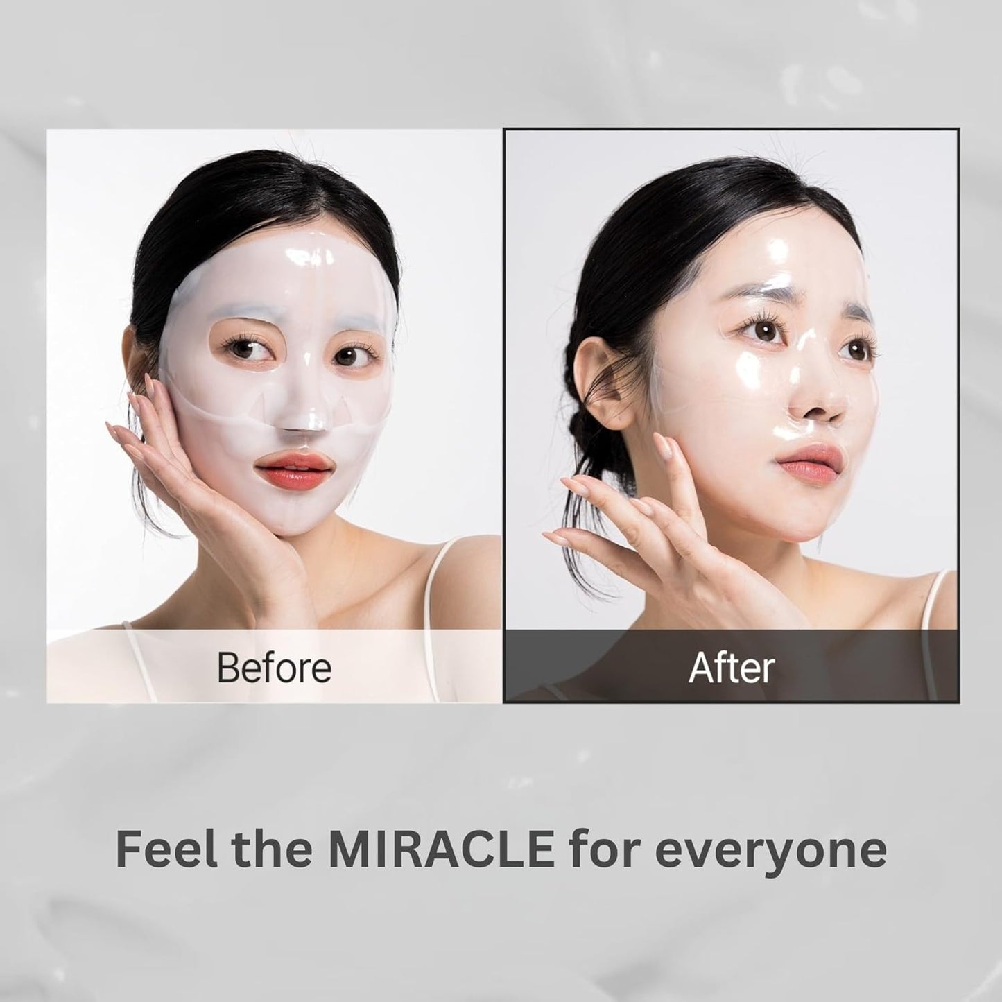 Vegan Mucin Lifting Hydrogel Collagen Face Mask 15ea Ultimate Hydration, Improves Skin Texture, Soothing, Elasticity, Glowing Skin, Reduces Fine Lines & Wrinkles, Made in Korea OHMYPURE (15, Vegan)