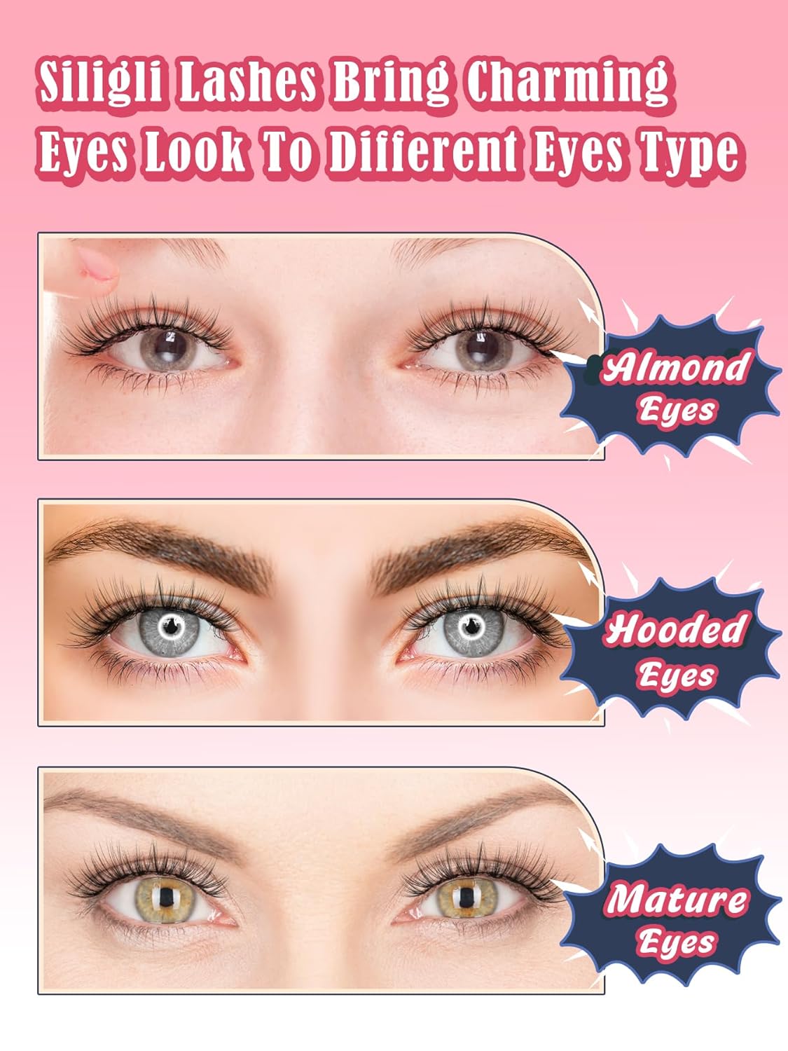 Strip Lashes Natural False Eyelashes Wispy Fake Eyelashes Soft False Lashes C Curl Natural Lash 13mm Siligli Eyelashes 7 Pair Eye Lashes Pack