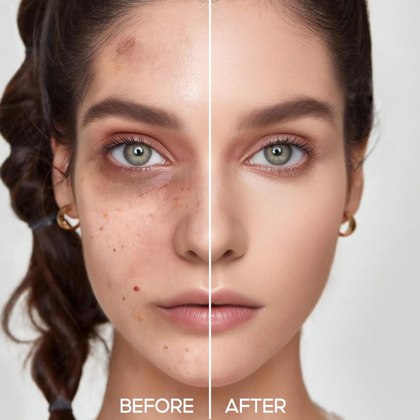 Hydrating Concealer - Full Coverage Matte Finish, 16H Long Lasting Corrects Dark Circles, Redness, Blemishes, 01 Ivory