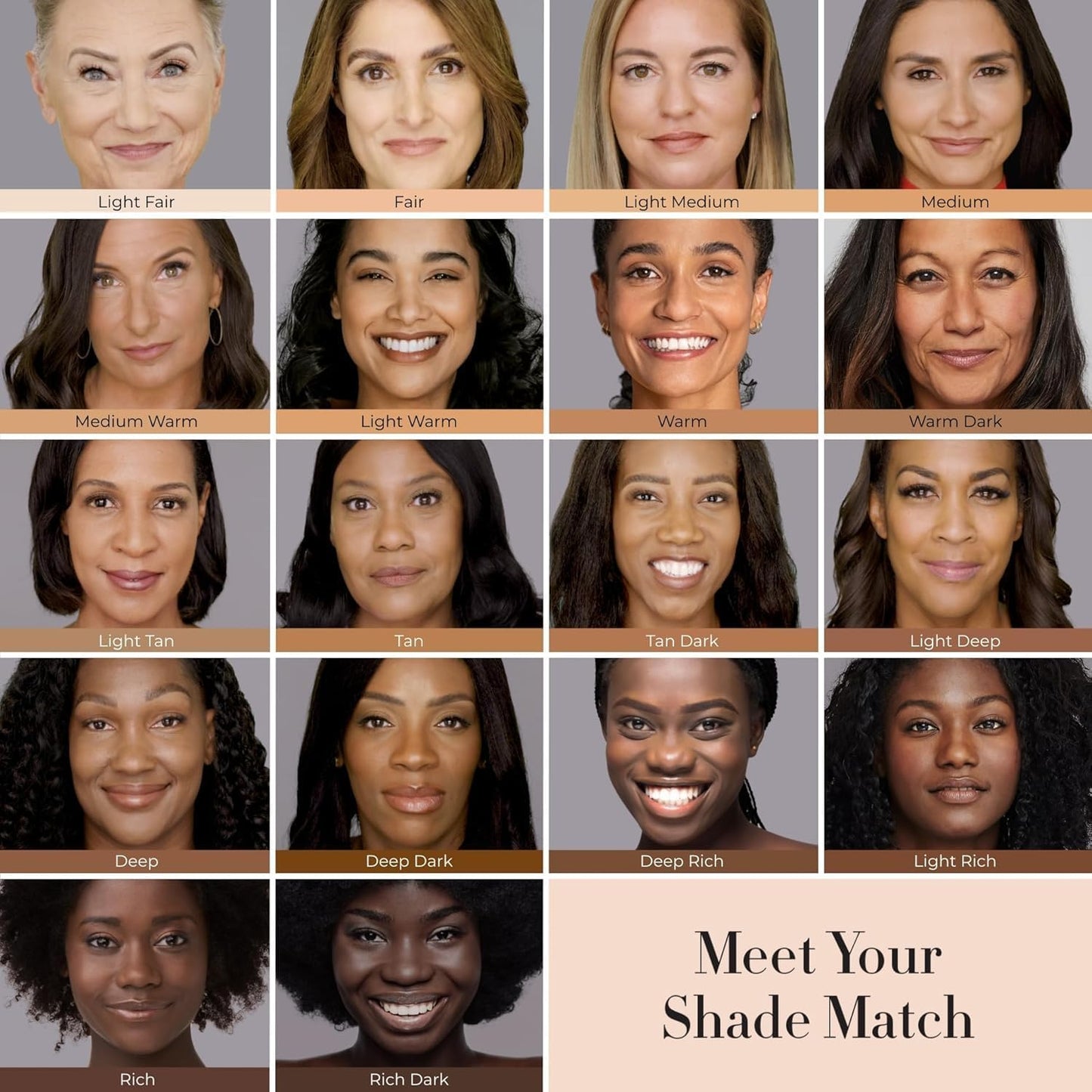 LUMINESS Silk Airbrush Spray Foundation & Buffing Brush Kit – Full Coverage Foundation & Dual-Sided Buffing Brush - Buildable Coverage, Anti-Aging Formula Hydrates & Moisturizes (Shade - Deep Rich)