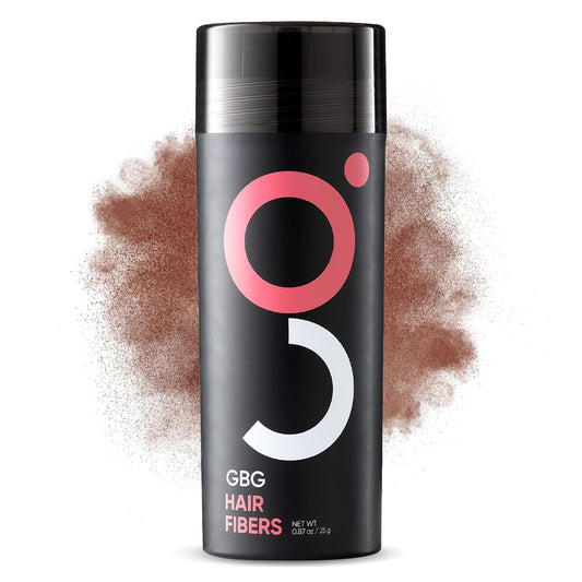 GBG Hair Fibers for Thinning Hair & Bald Spots (Auburn) - 25g Bottle - Conceals Hair Loss - Instant Cover Up & Volume in 30 Seconds, Hair Powder for Women & Men - Cruelty Free