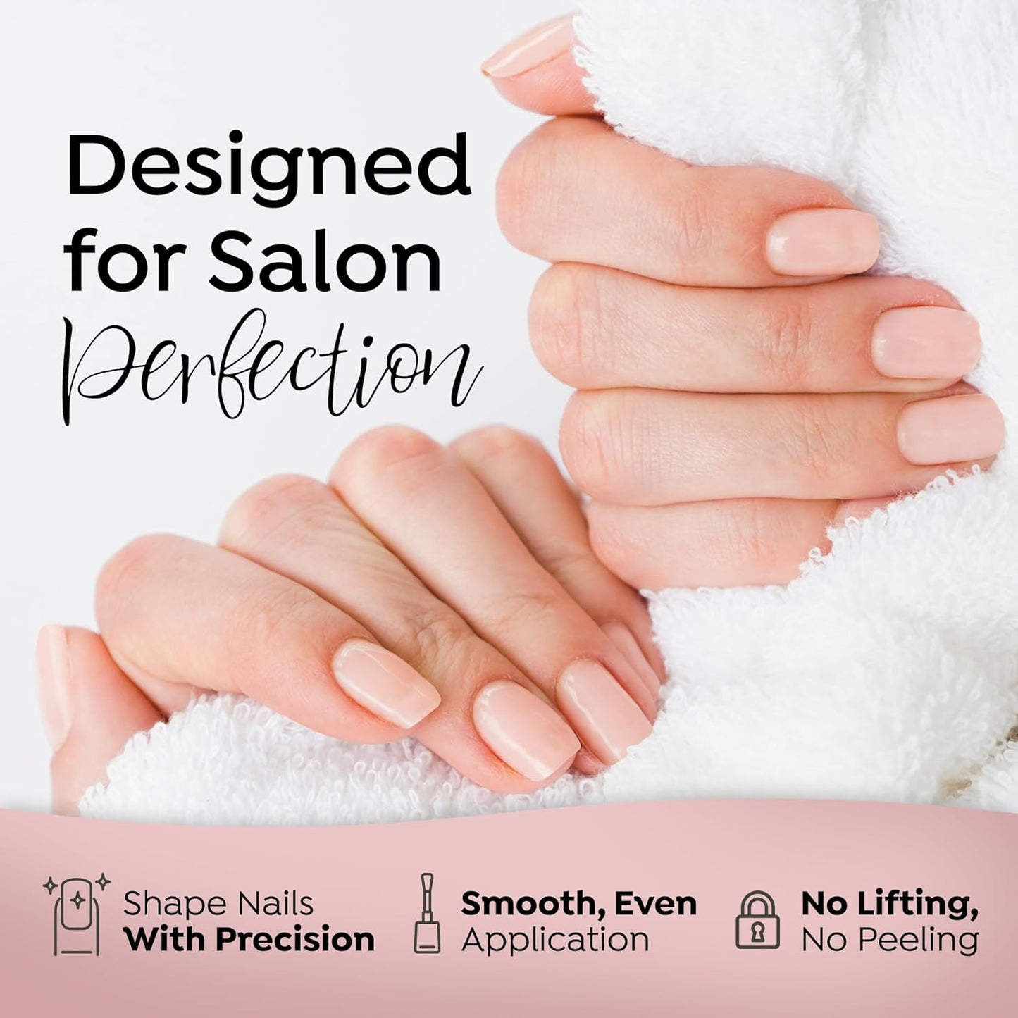 Tones Pro Acrylic Nail Powder, Cover Almond (Soft Nude Beige), (1.5 Fl Oz) - Long-Lasting & Non-Yellowing Polymer for Salon Quality Nail Extensions & 3D Art