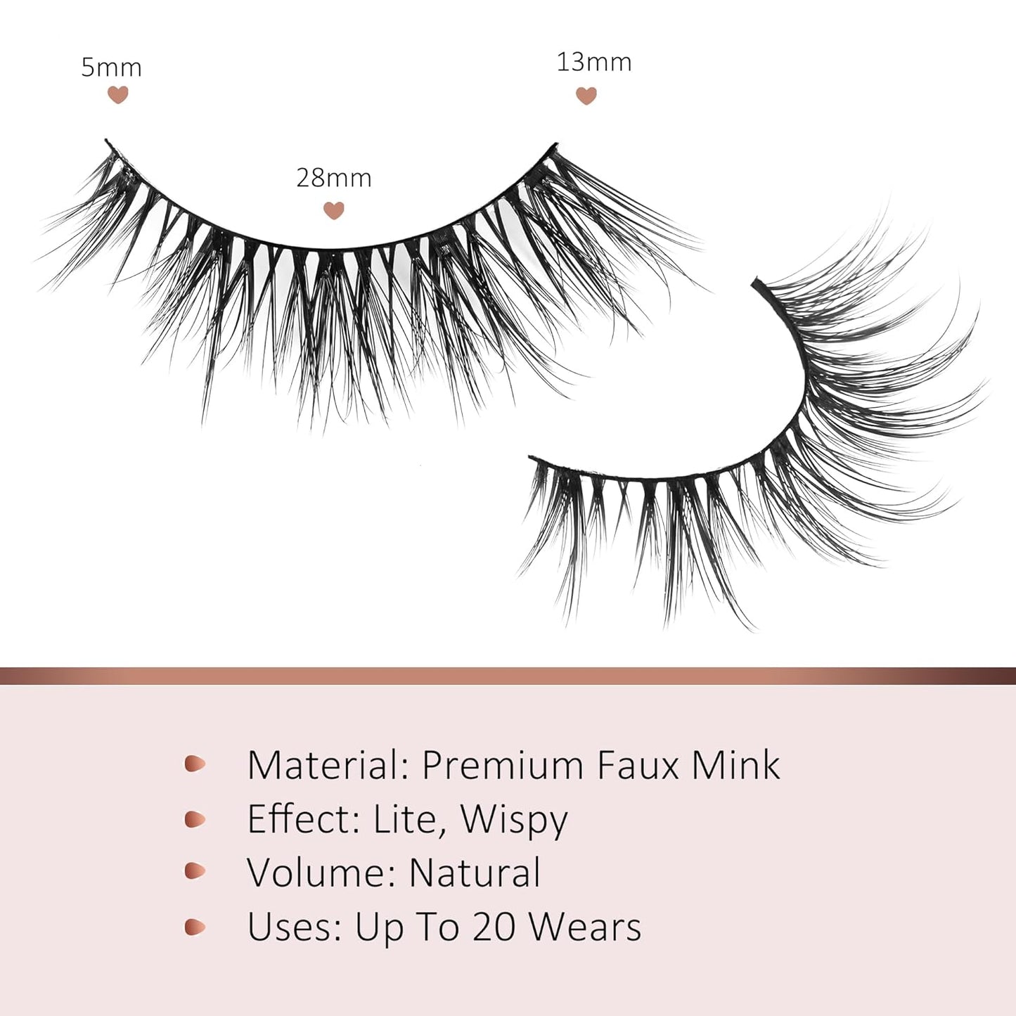 Onlyall Cat Eye Lashes Natural Lashes False Eyelashes Fox Eye Lashes False Lashes 7 Pairs D5