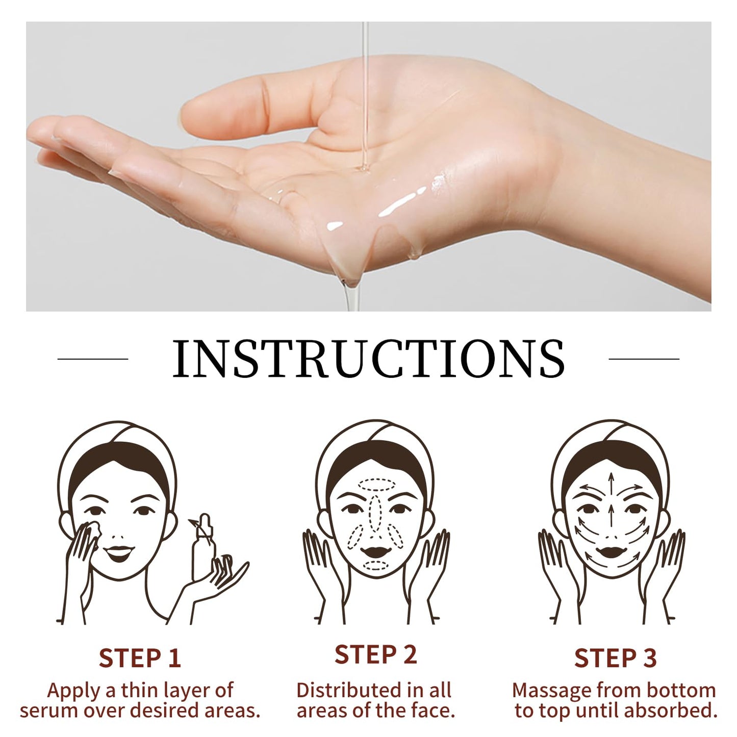 Niacinamide Serum for Face with Zinc & Hyaluronic Acid,Smoothes Wrinkles,Improves Elasticity,Firms Skin 1 Oz for Face Care, Daily Use