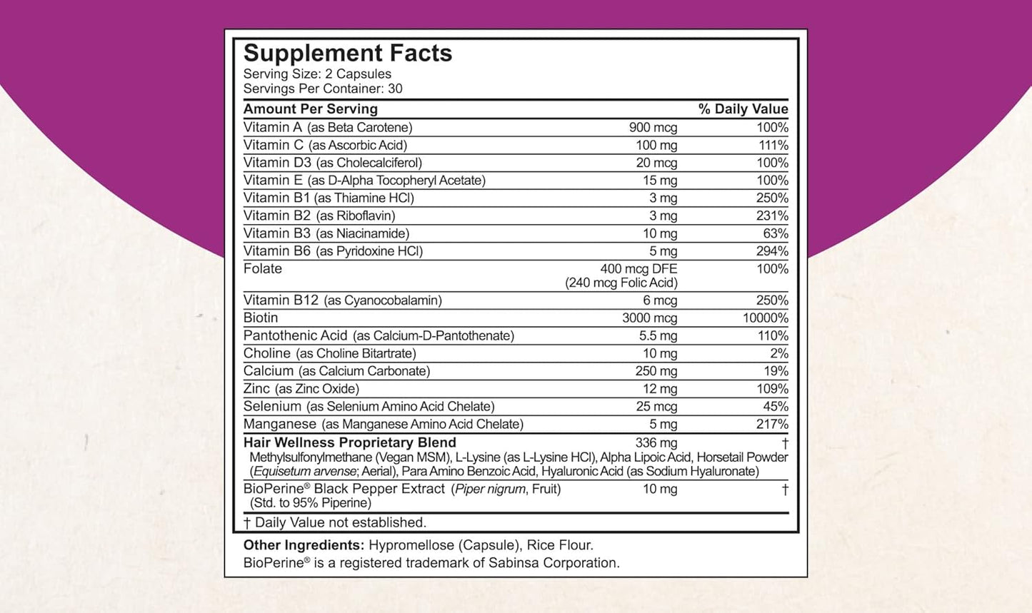 HairXtra - Hair Regrowth Vitamin for Faster Hair Growth - Hair Growth Vegan Capsules - Hair Thickening with Biotin, Zinc, MSM, B Vitamins, Choline - Hair Supplement, Hair Regrowth Capsules - Pack 12