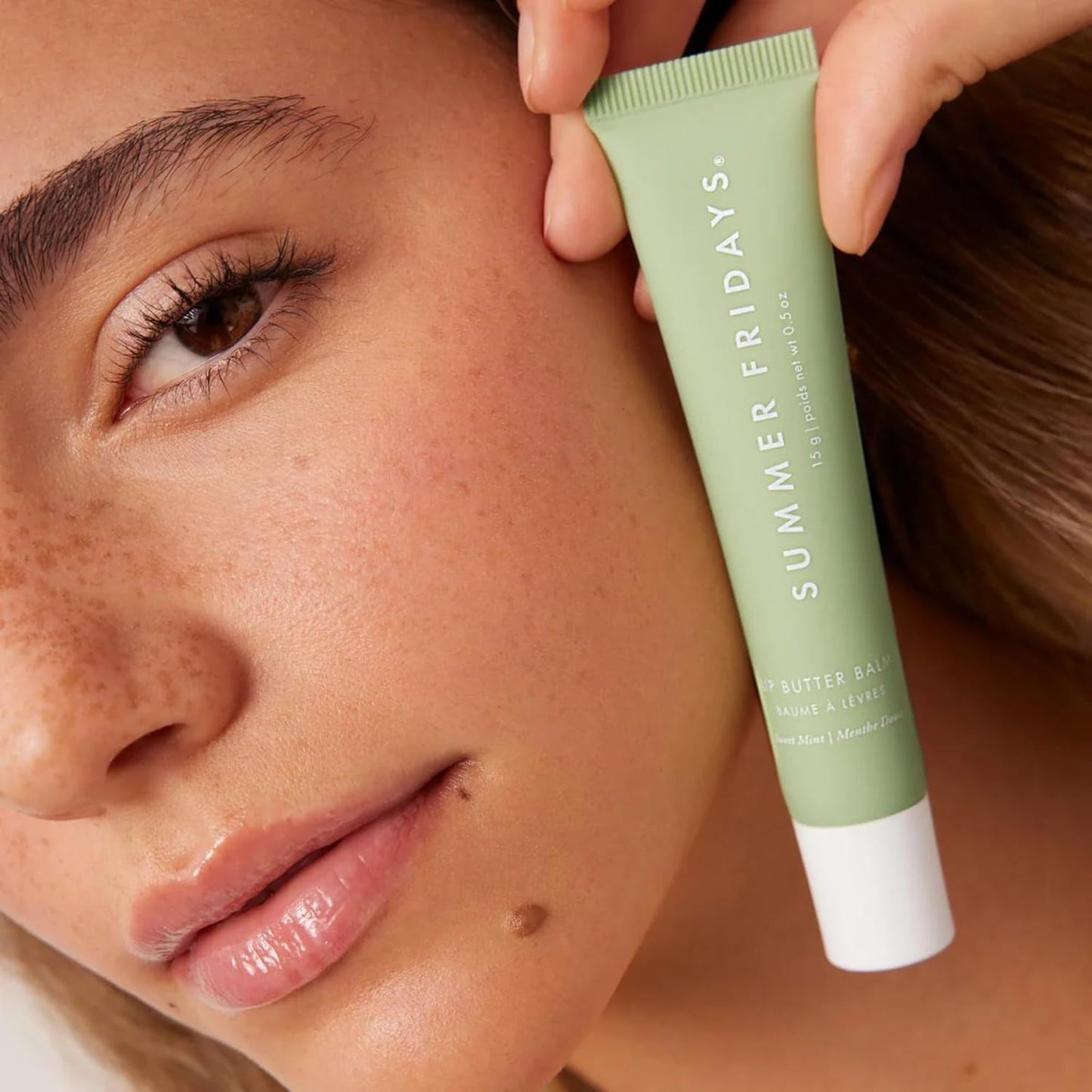 Summer Fridays Tinted Lip Butter Balm - Conditioning Vegan Lip Balm for Instant Moisture, Shine & Hydration - Softening & Soothing Skincare - Sweet Mint (.5 Oz)