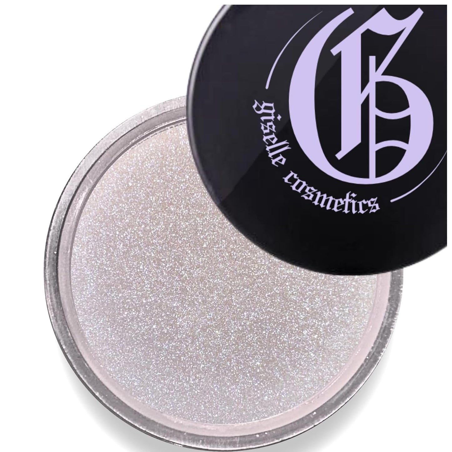 White Sapphire Loose Mineral Eyeshadow - Organic, Talc-Free, Sparkly Eyeshadow Palette, Iridescent Shimmer, Cream & Metallic Options, Pink Glitter, Make Up Eye Shadow