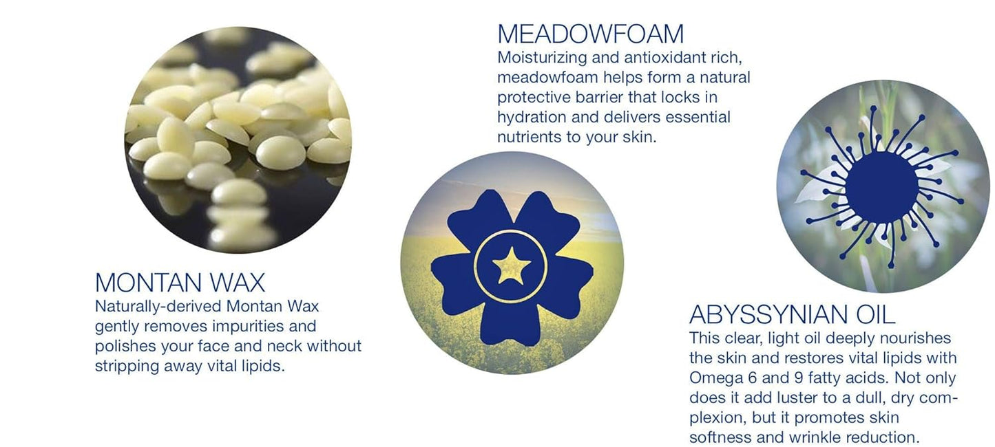 Trilipiderm Hydrating Exfoliant Cleanser – 3-in-1 Face Cleanser, Scrub & Hydrator, Fragrance-Free, Daily Facial Cleanser, Travel Size 3 Ounce Tube