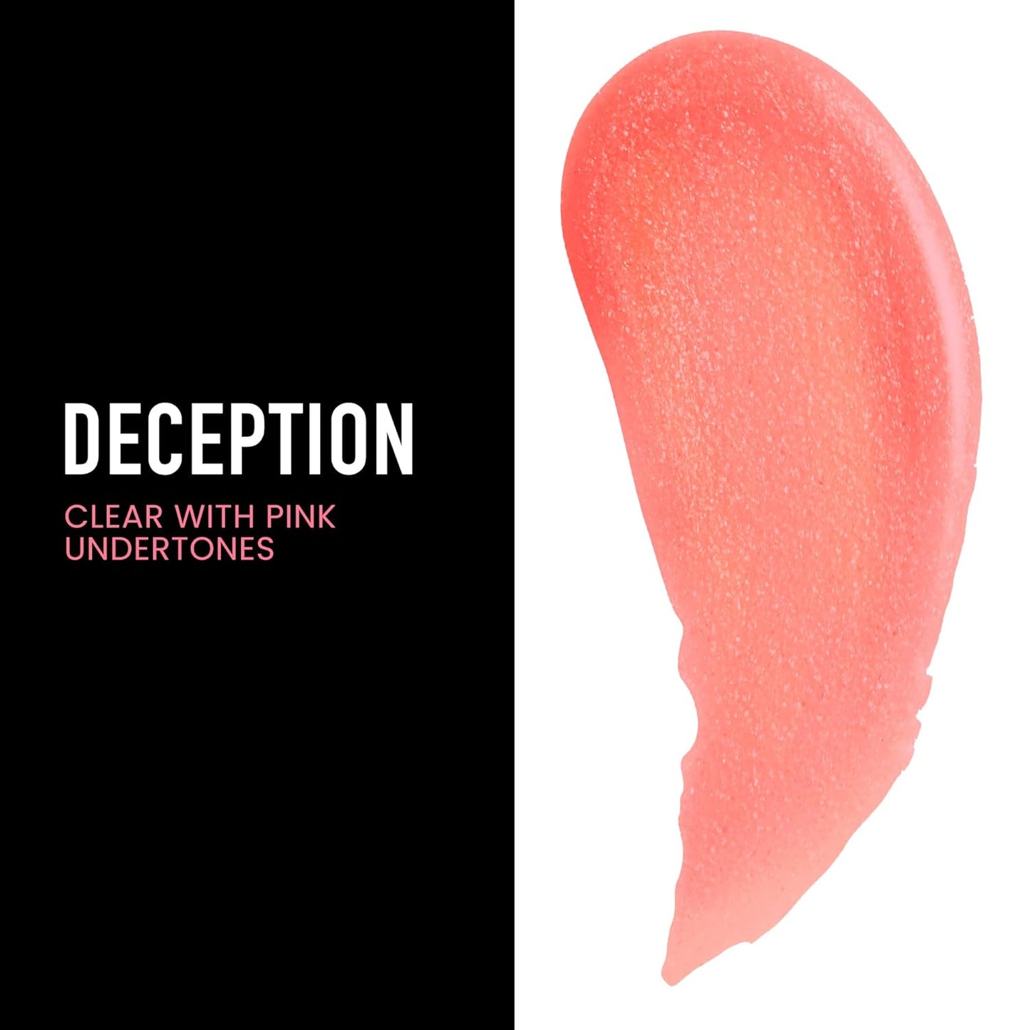 Frankie Rose Cosmetics Lip Gloss | Non-Sticky, Long Lasting, Bold Pigment & Hydrating, Deception Glossy, 20g