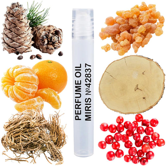 MIRIS Perfume Oil No. 42837, Inspired by Gentlemen Only, Long-Lasting Men Roll-On, Rollerball 0.34 Fl Oz / 10 ml